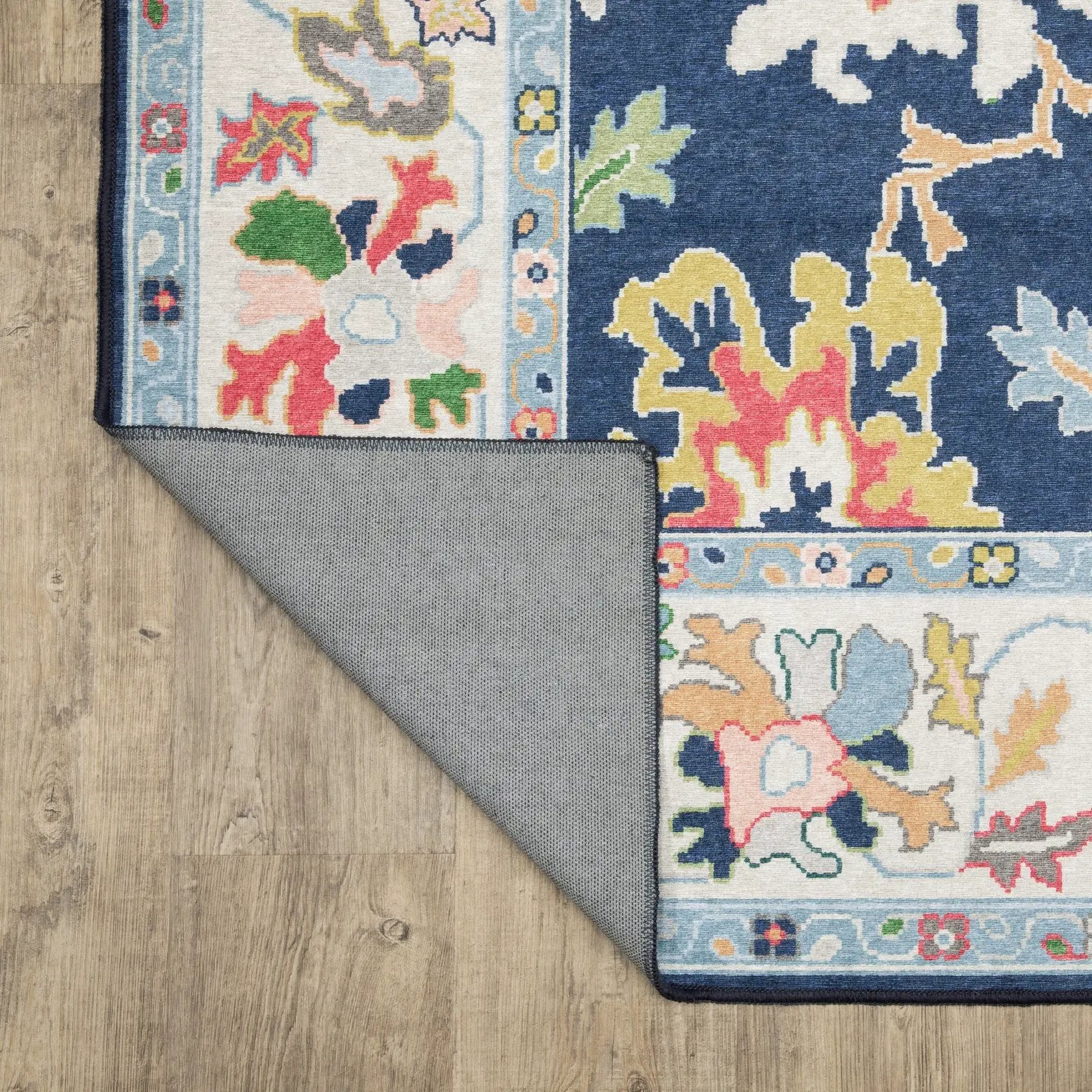 Addison ADD03 Blue/ Multi Area Rug by Oriental Weavers