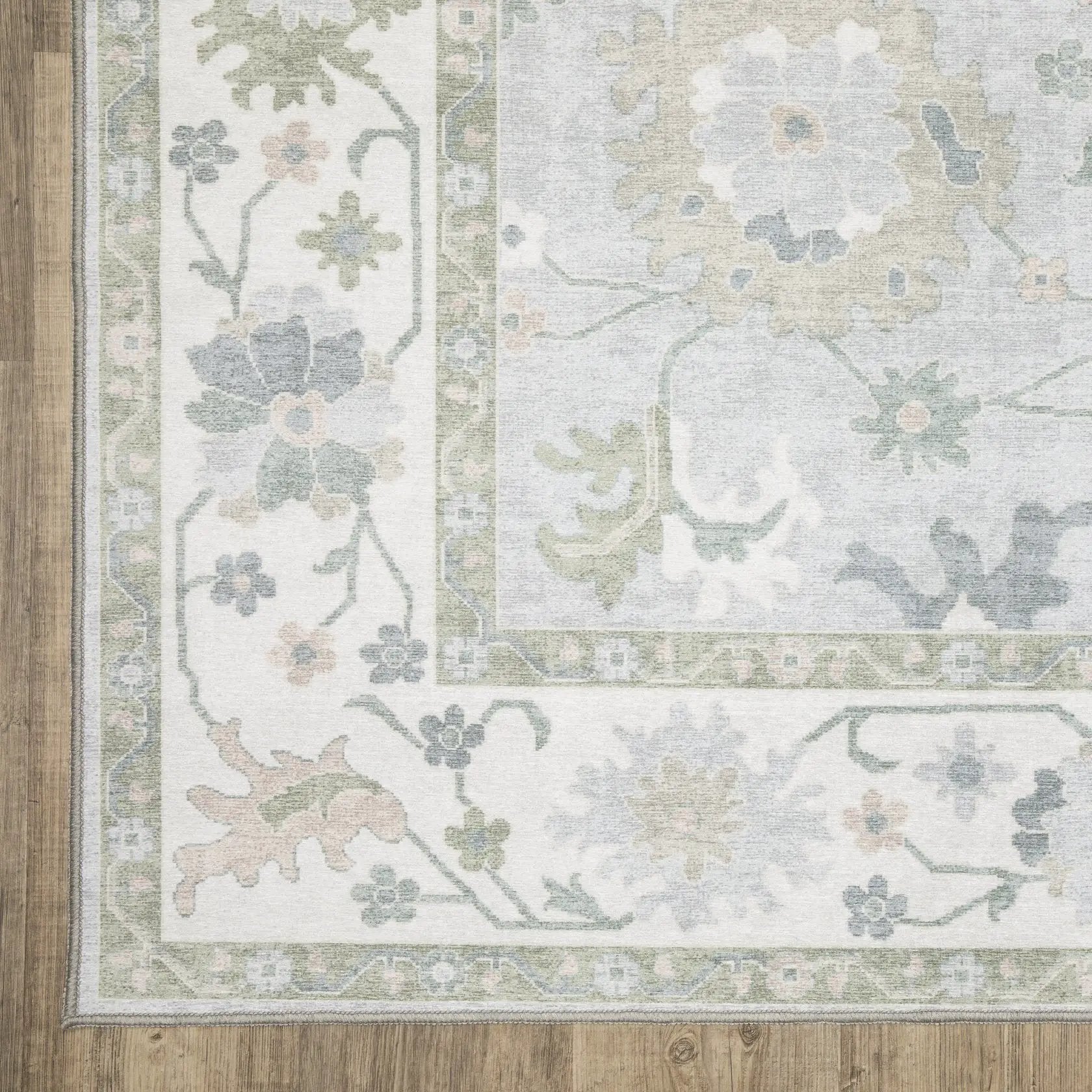 Addison ADD06 Blue/ Green Area Rug by Oriental Weavers