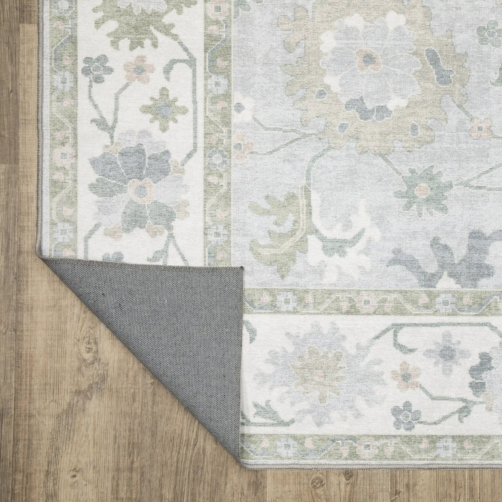 Addison ADD06 Blue/ Green Area Rug by Oriental Weavers