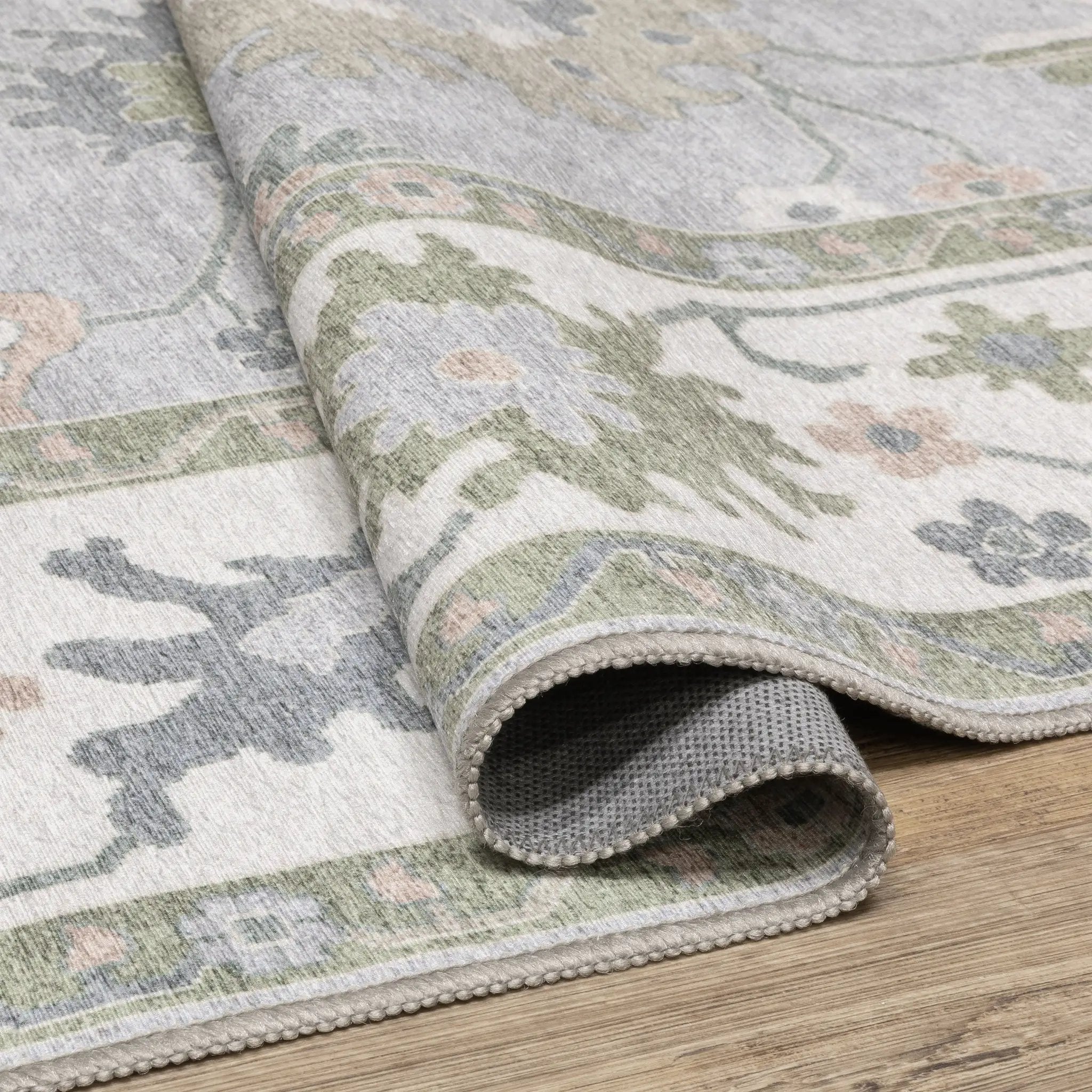 Addison ADD06 Blue/ Green Area Rug by Oriental Weavers