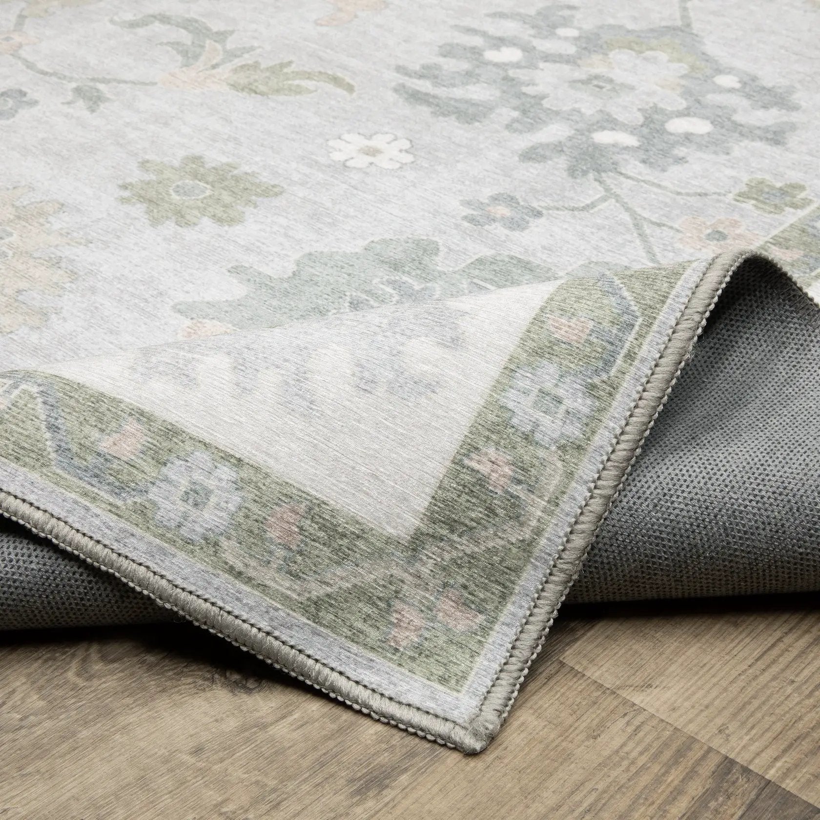Addison ADD06 Blue/ Green Area Rug by Oriental Weavers