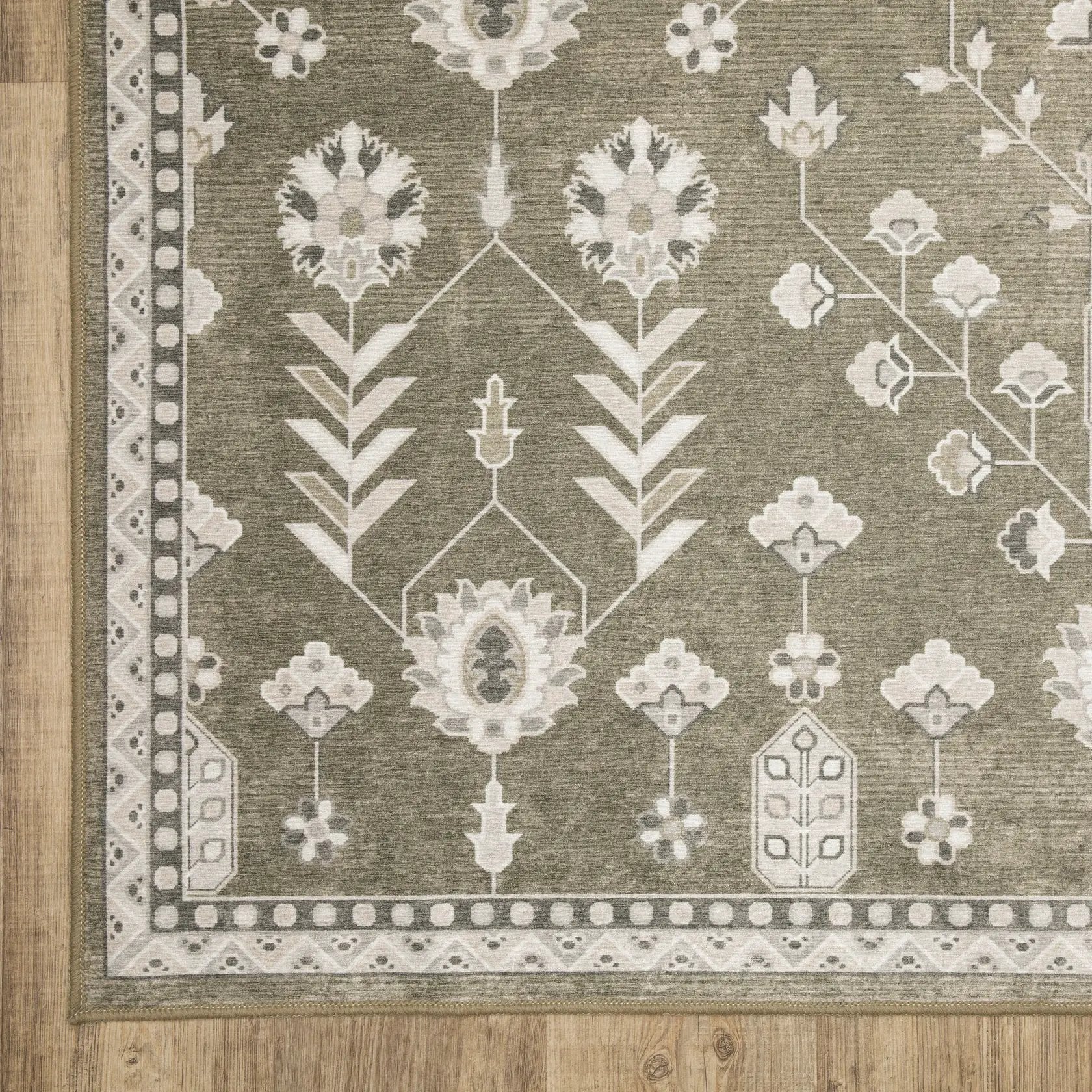 Addison ADD07 Brown/ Ivory Area Rug by Oriental Weavers