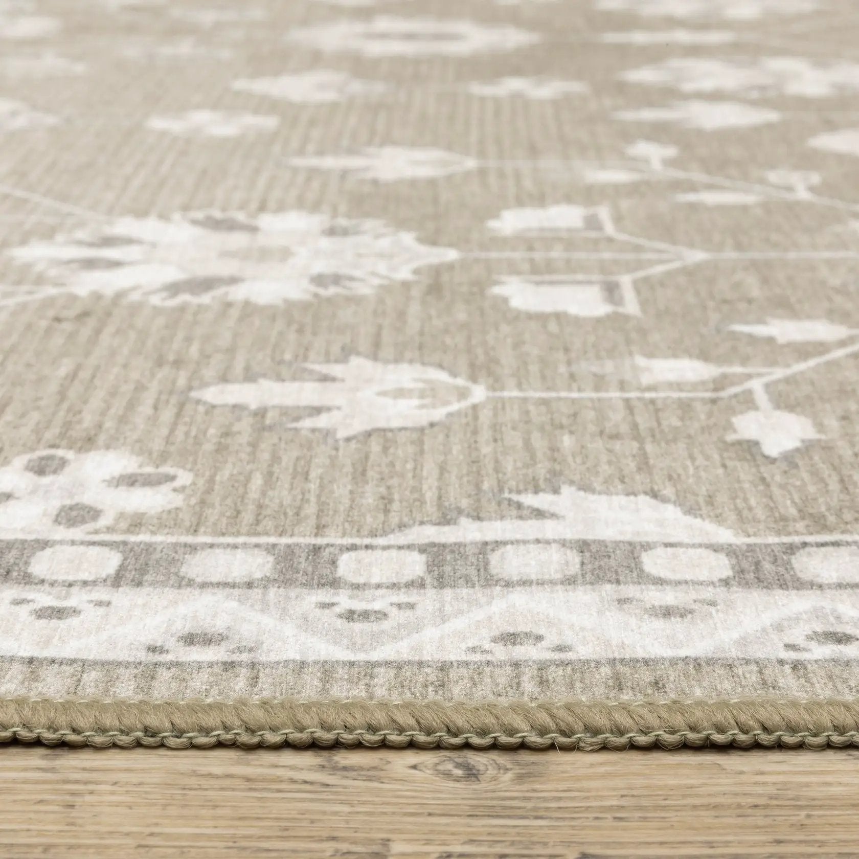 Addison ADD07 Brown/ Ivory Area Rug by Oriental Weavers