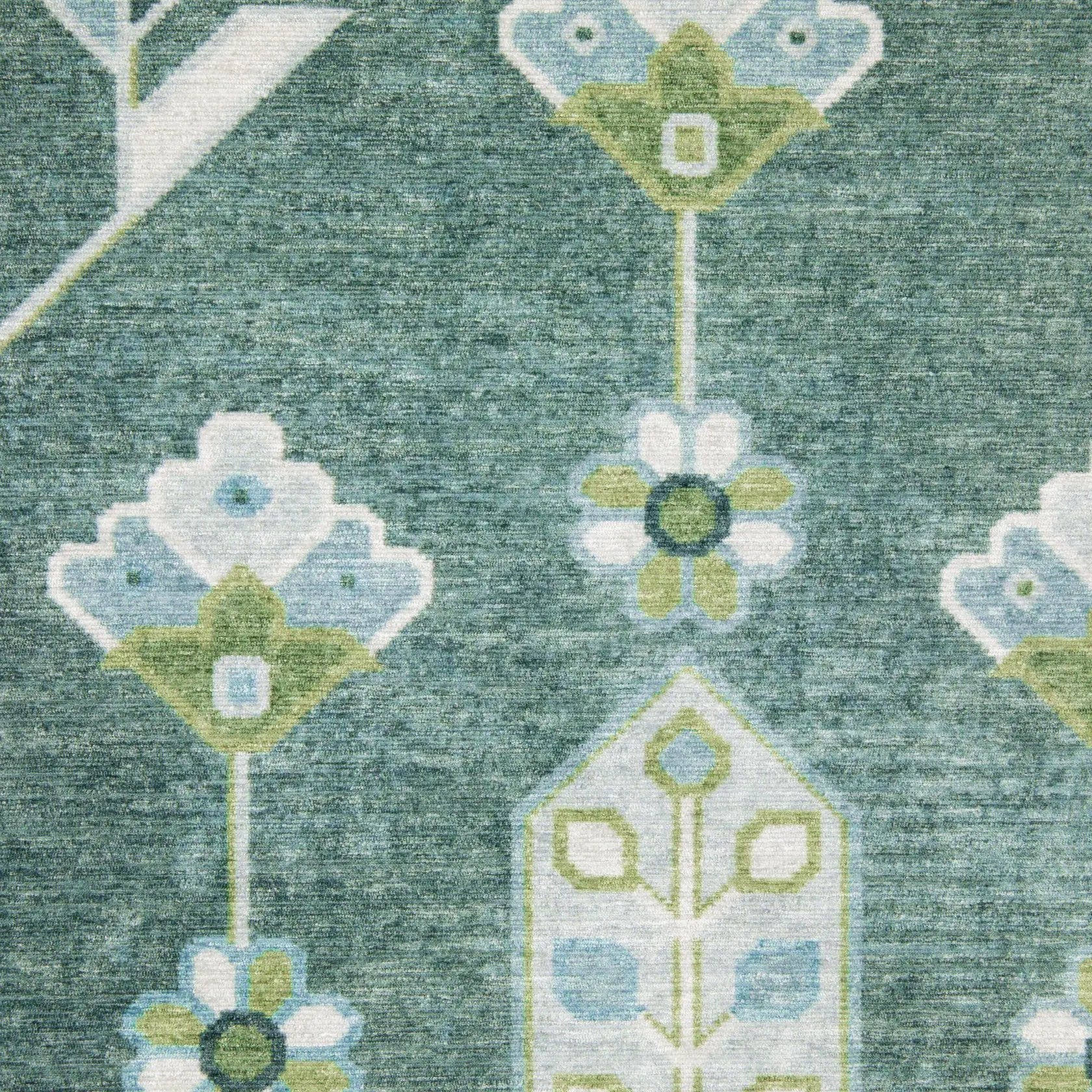 Addison ADD08 Teal/ Green Area Rug by Oriental Weavers
