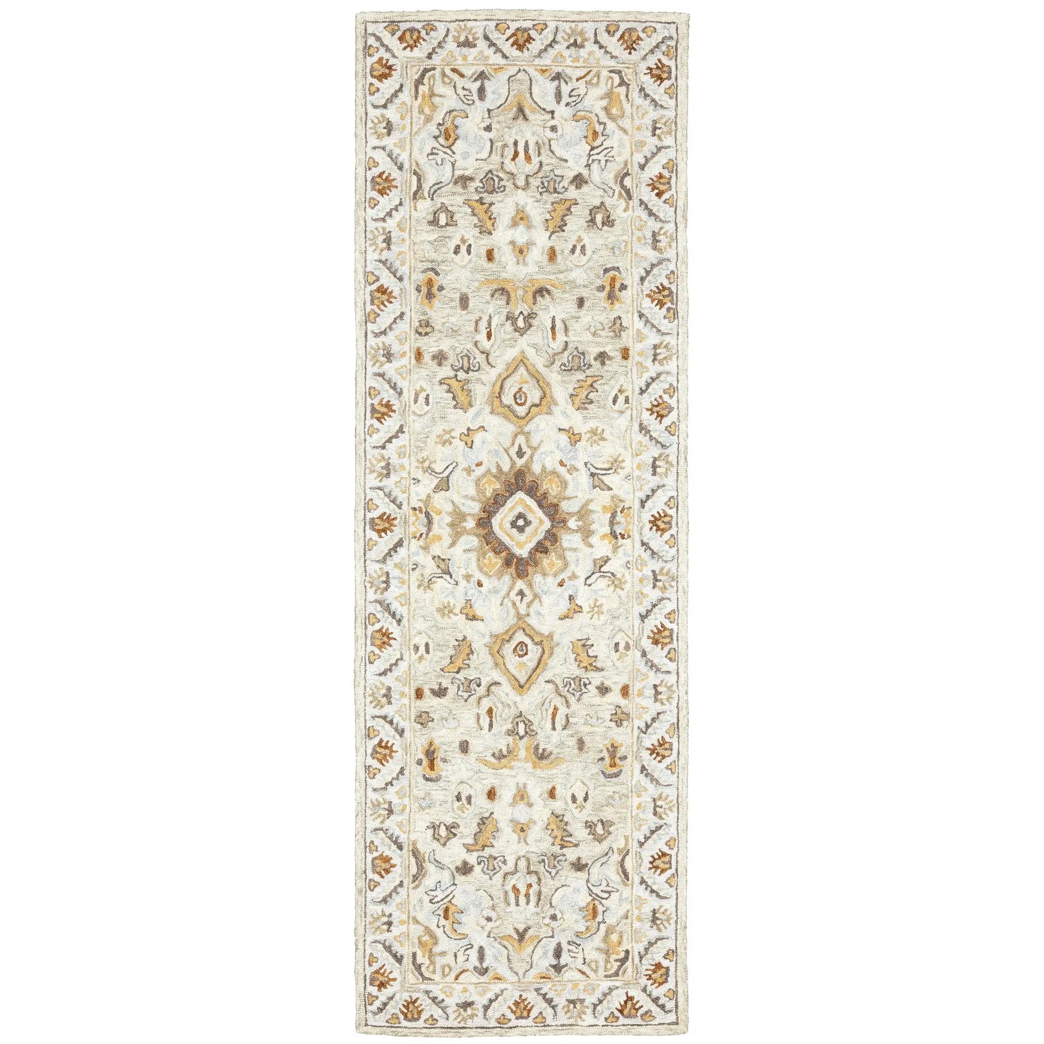 Alfresco 28403 Ivory/ Beige Area Rug by Oriental Weavers