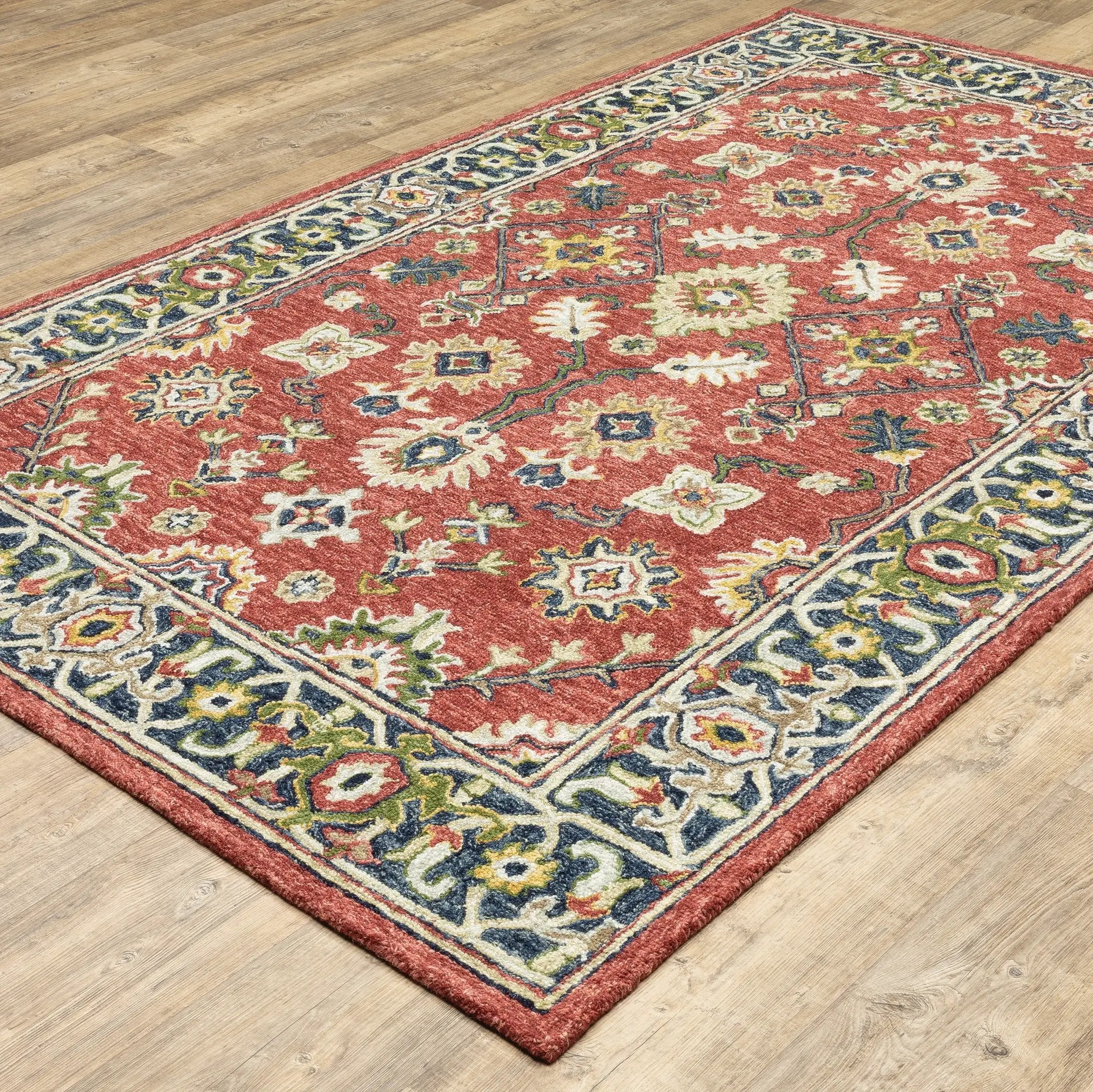 Alfresco 28404 Red/ Blue Area Rug by Oriental Weavers
