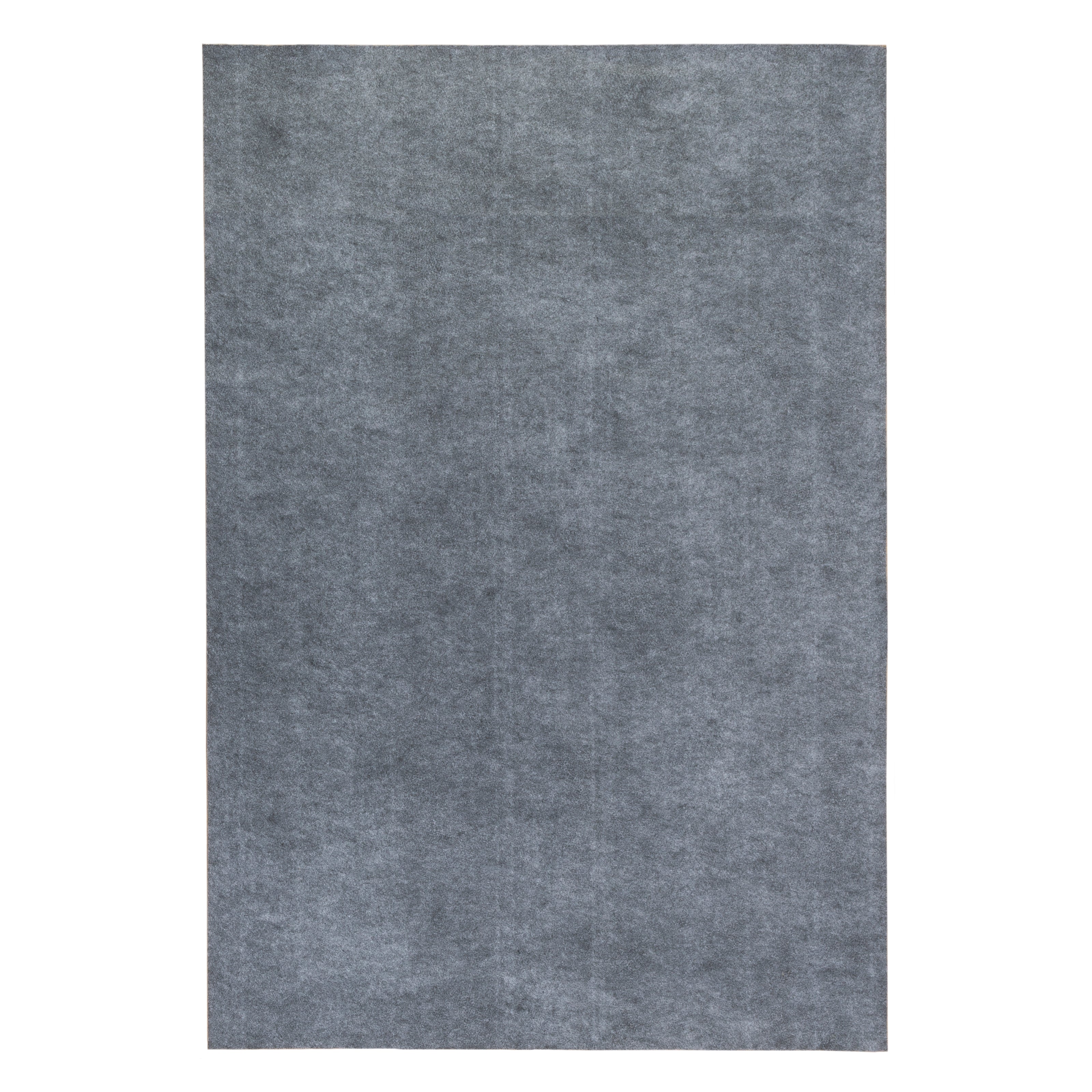 All Purpose Reversible 0004E Grey Rug Pad, grey reversible rug pad with low-profile needle punch construction for hard floors or carpet.