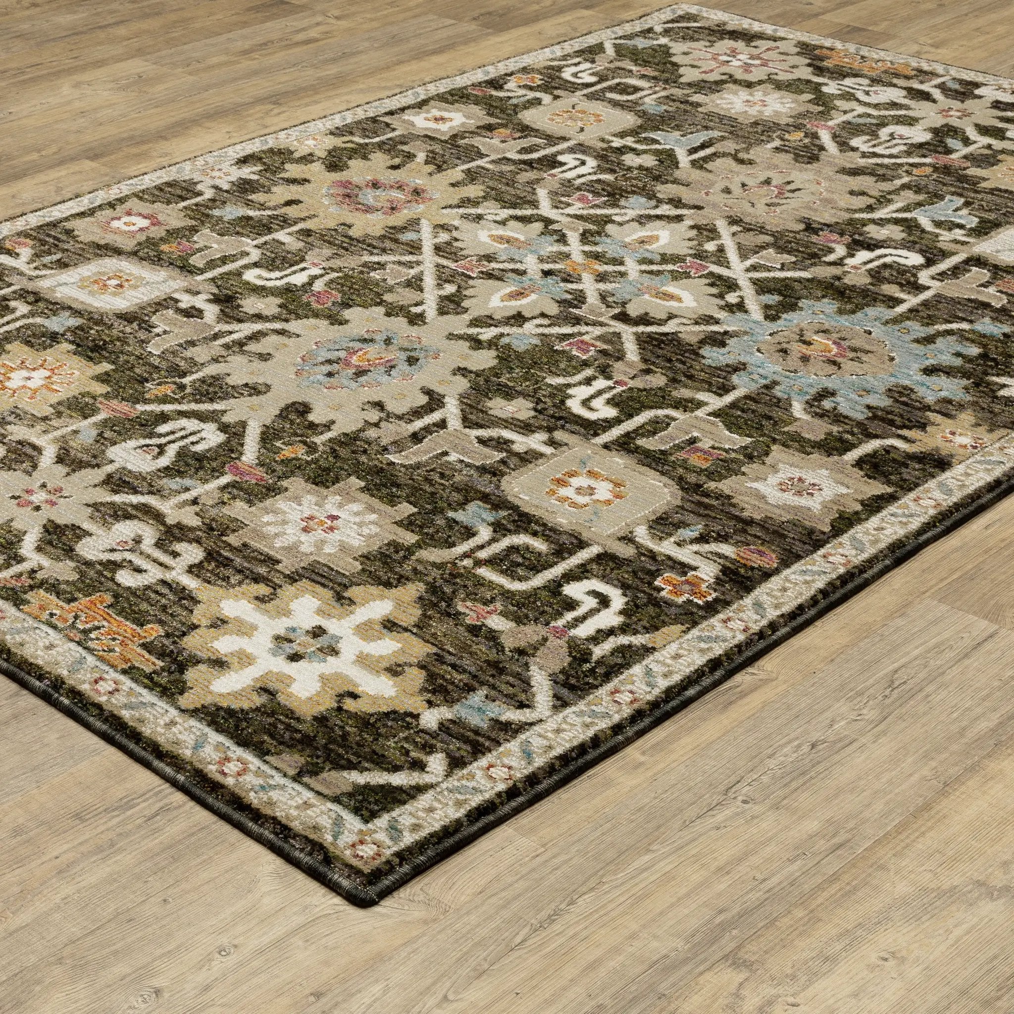 Andorra 2396B Brown/ Multi Area Rug by Oriental Weavers