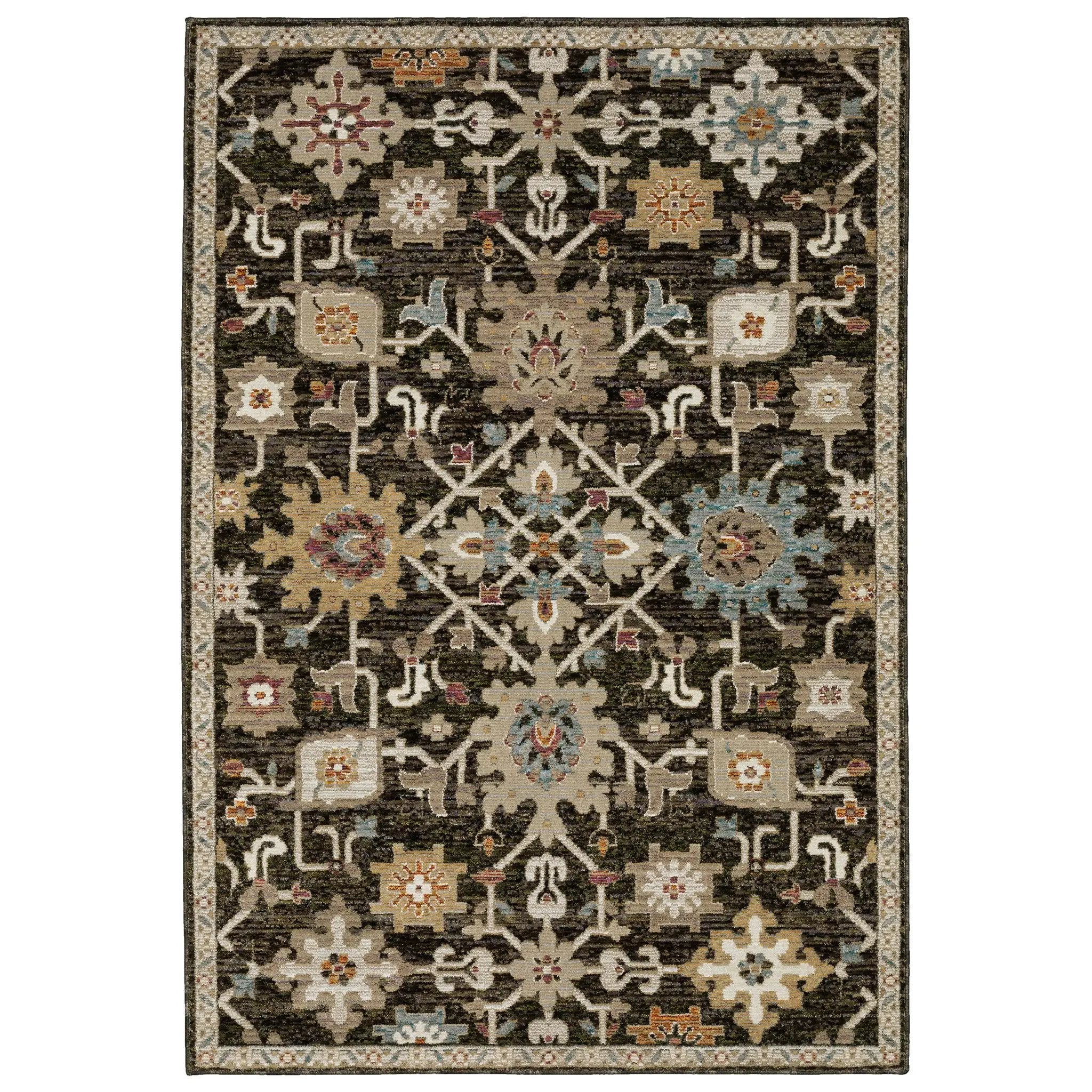 Andorra 2396B Brown/ Multi Area Rug by Oriental Weavers