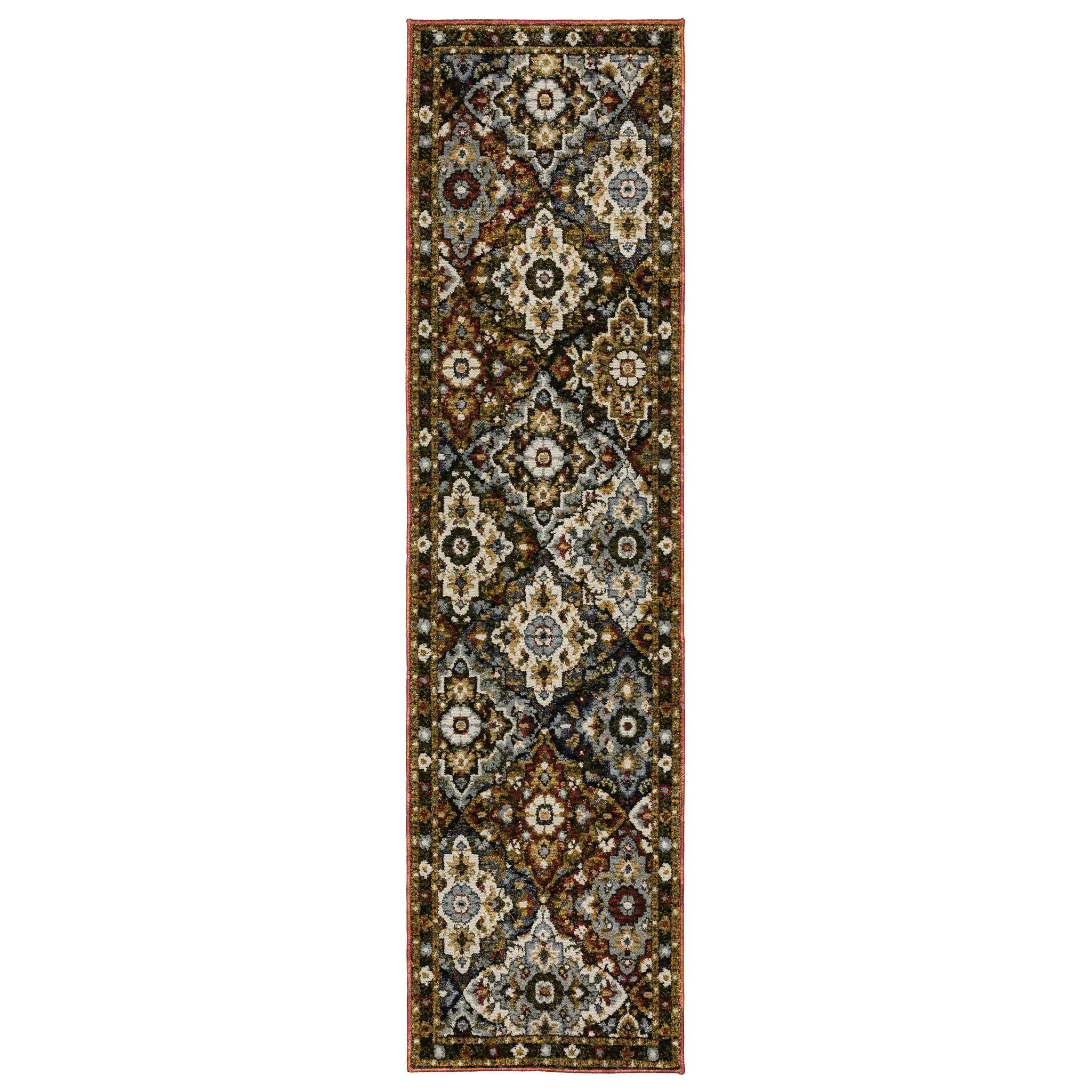 Andorra 2408A Red/ Multi Area Rug by Oriental Weavers