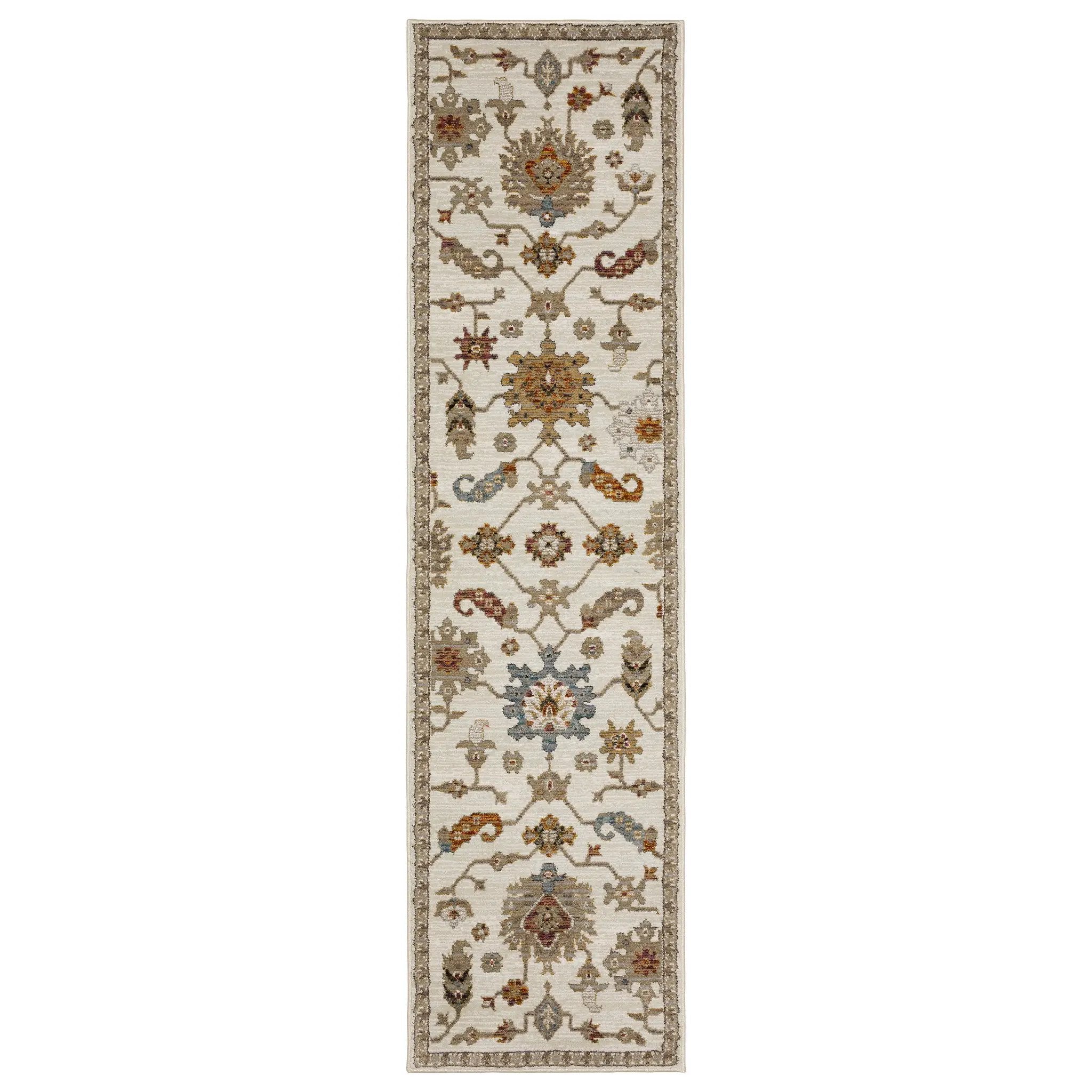 Andorra 2419B Ivory/ Multi Area Rug by Oriental Weavers
