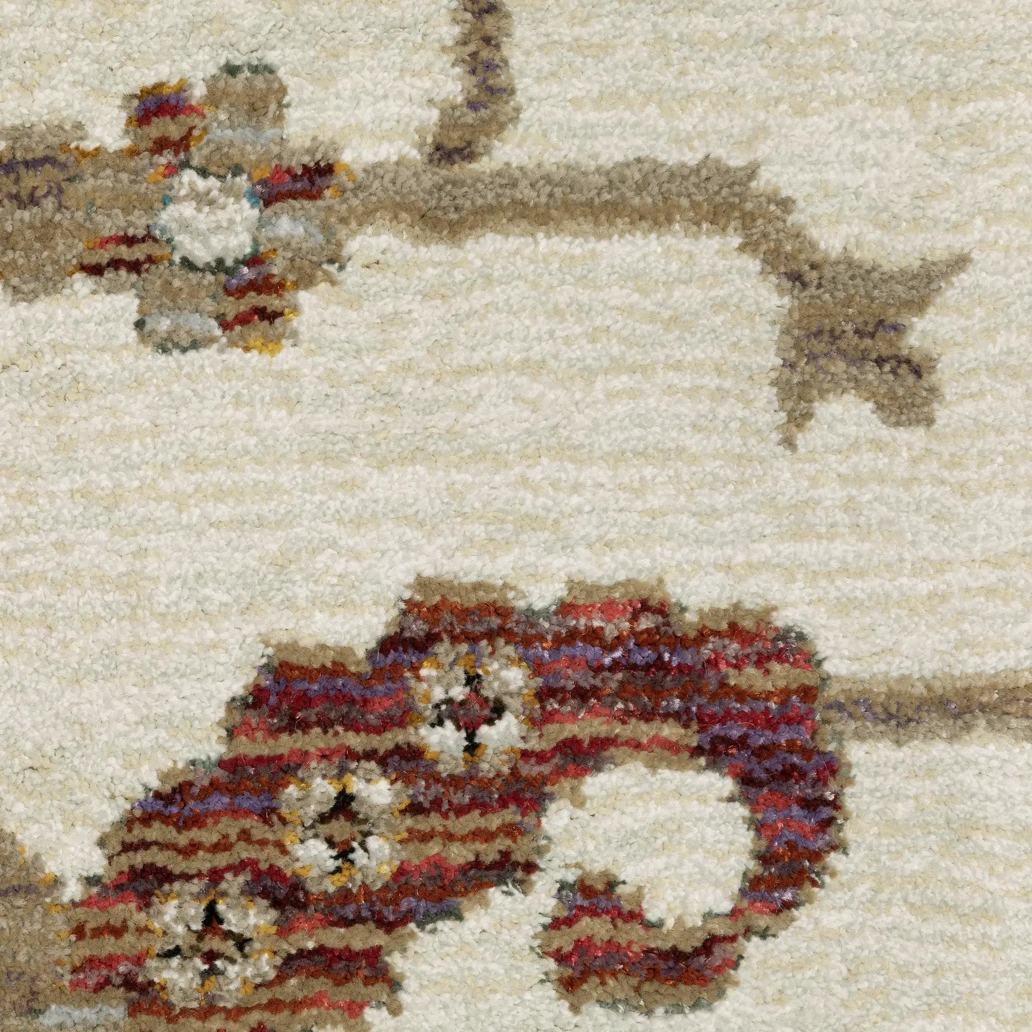 Andorra 2419B Ivory/ Multi Area Rug by Oriental Weavers