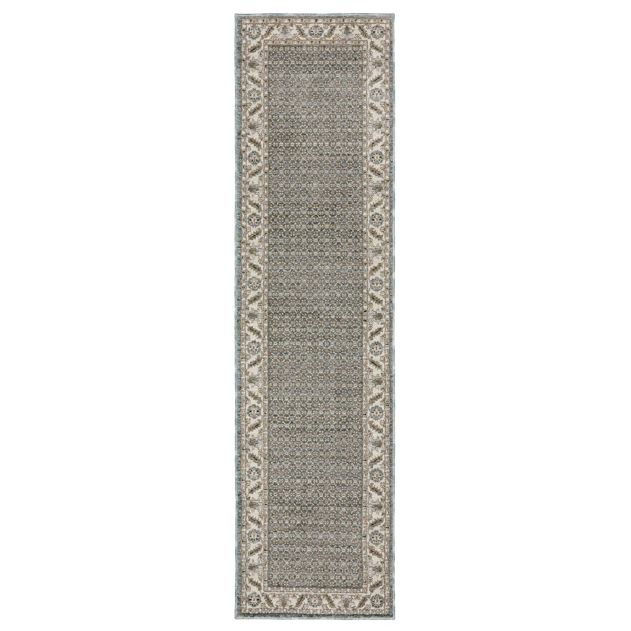 Andorra 2429A Blue/ Ivory Area Rug by Oriental Weavers
