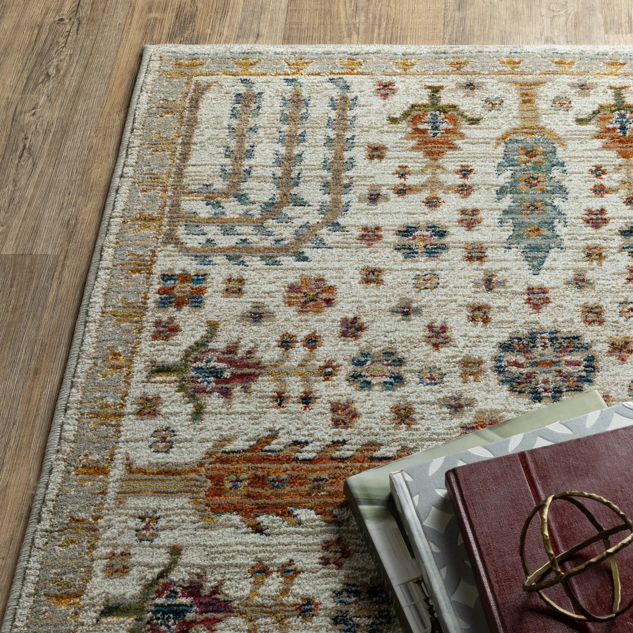 Andorra 2449B Ivory/ Gold Area Rug by Oriental Weavers