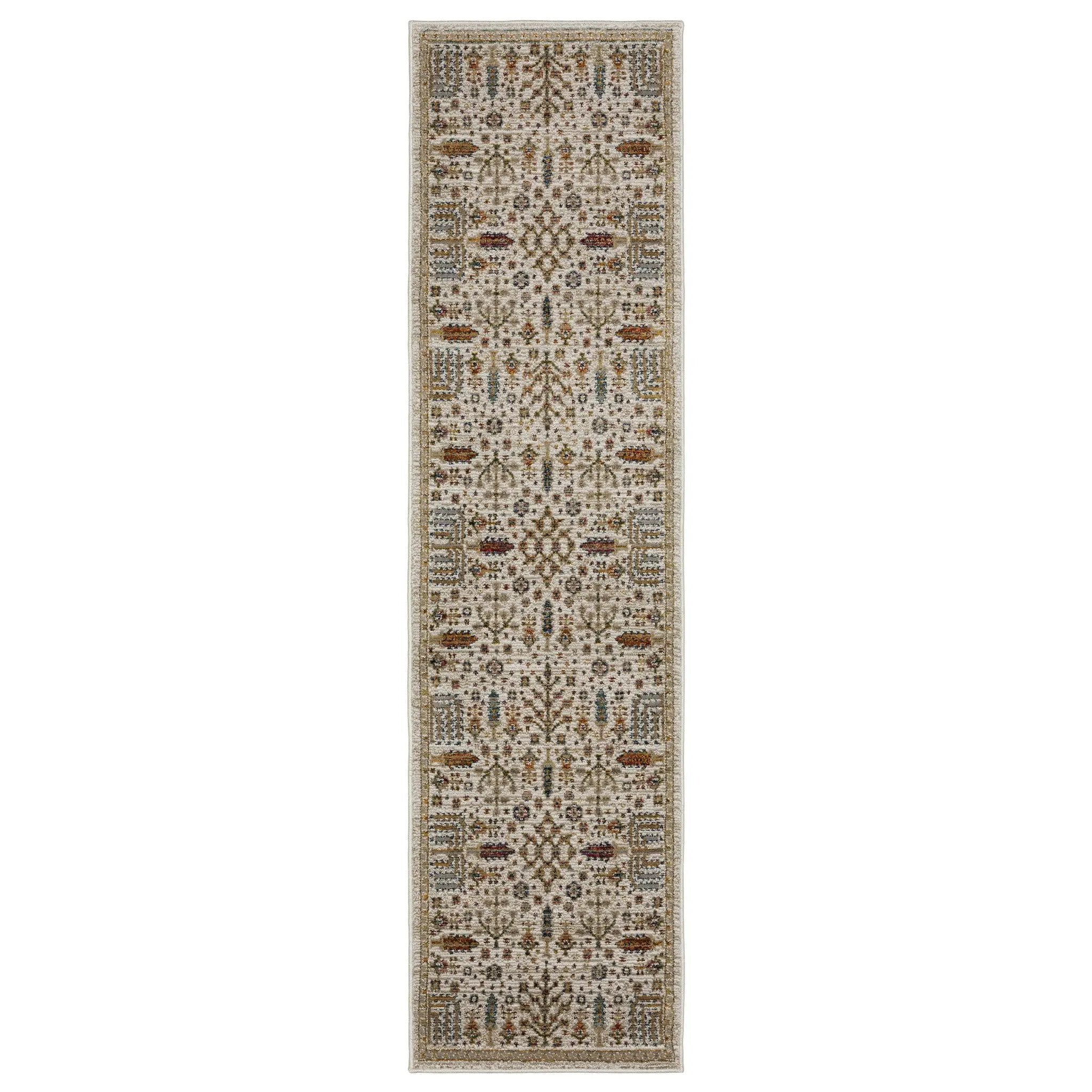 Andorra 2449B Ivory/ Gold Area Rug by Oriental Weavers