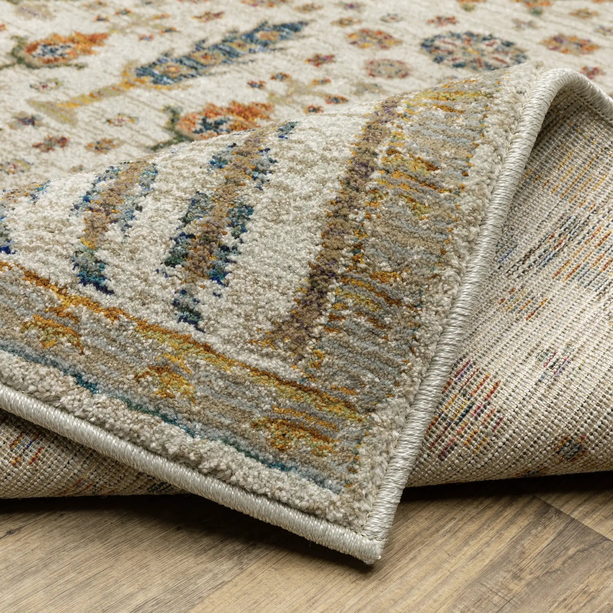 Andorra 2449B Ivory/ Gold Area Rug by Oriental Weavers