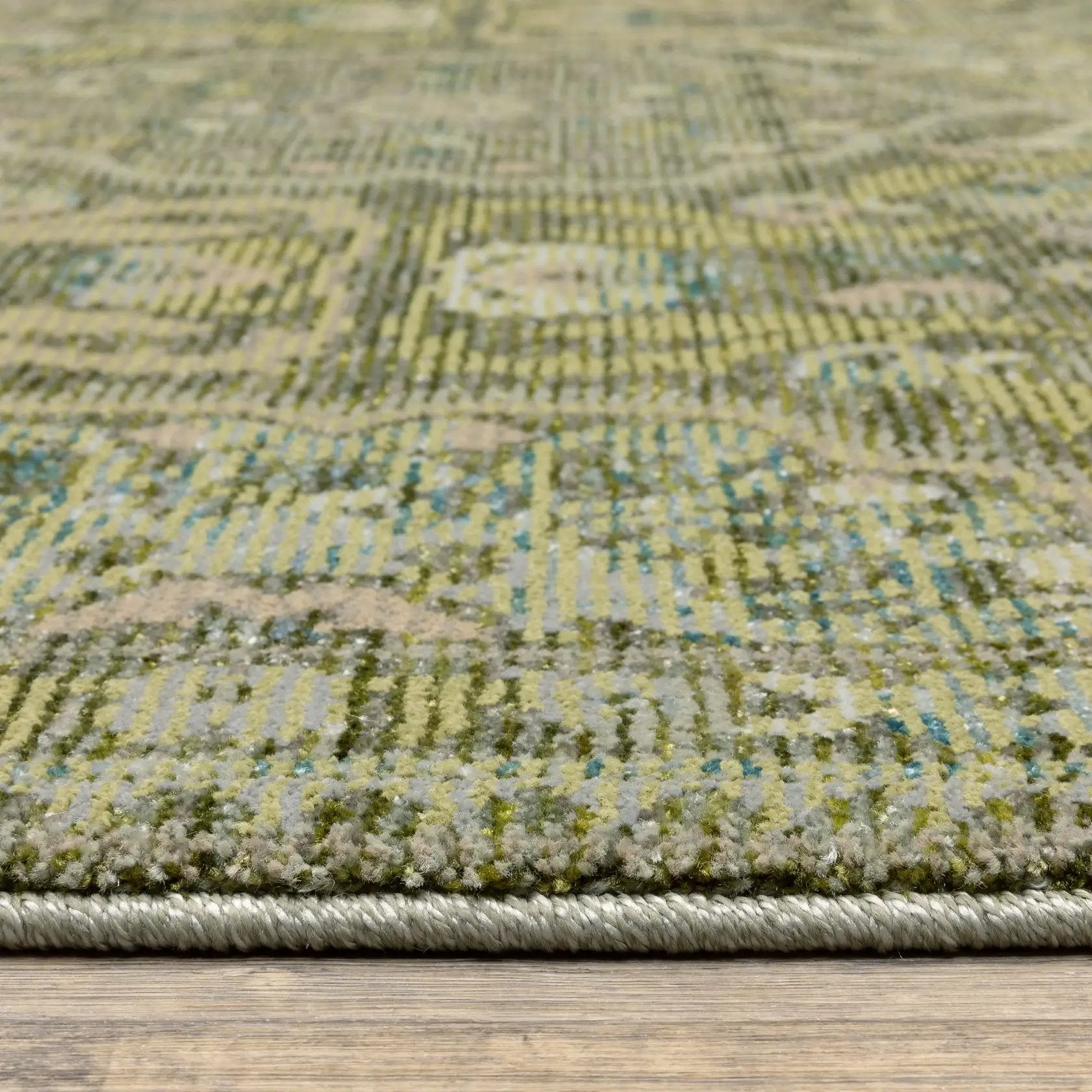 Andorra 3709C Green/ Gold Area Rug by Oriental Weavers