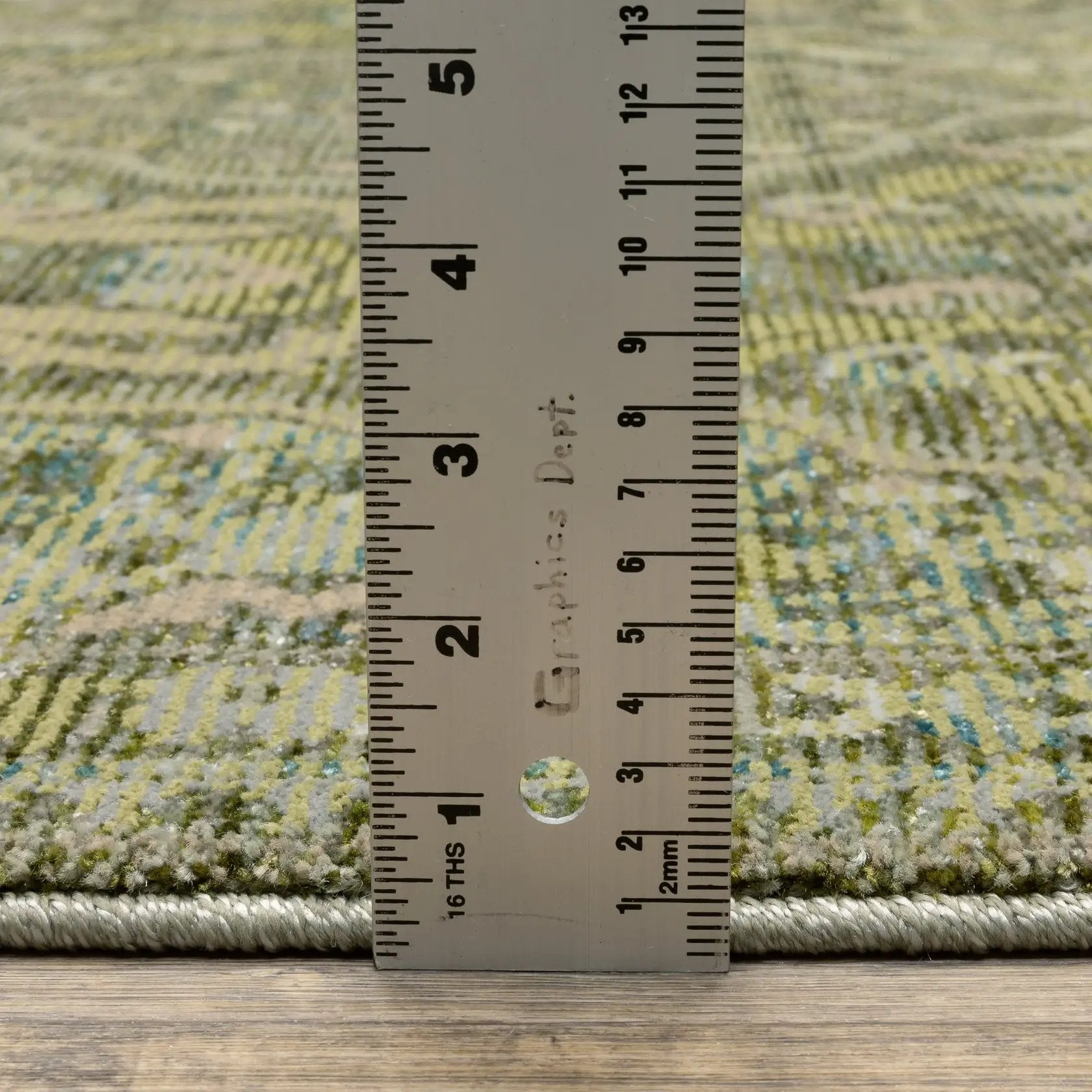 Andorra 3709C Green/ Gold Area Rug by Oriental Weavers