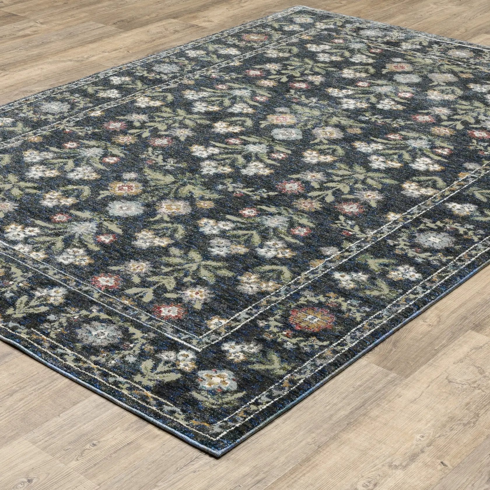 Andorra 3710A Blue/ Multi Area Rug by Oriental Weavers