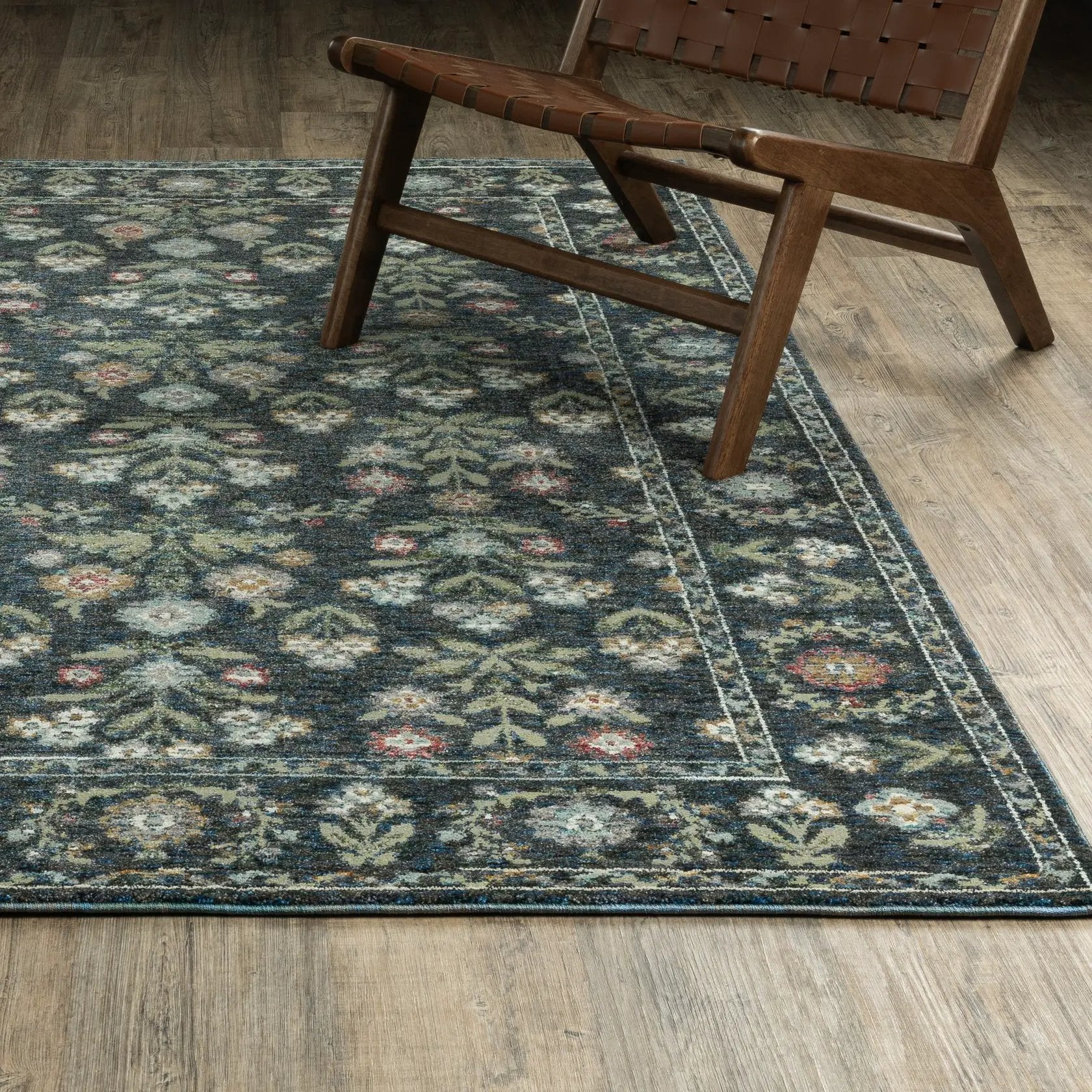 Andorra 3710A Blue/ Multi Area Rug by Oriental Weavers