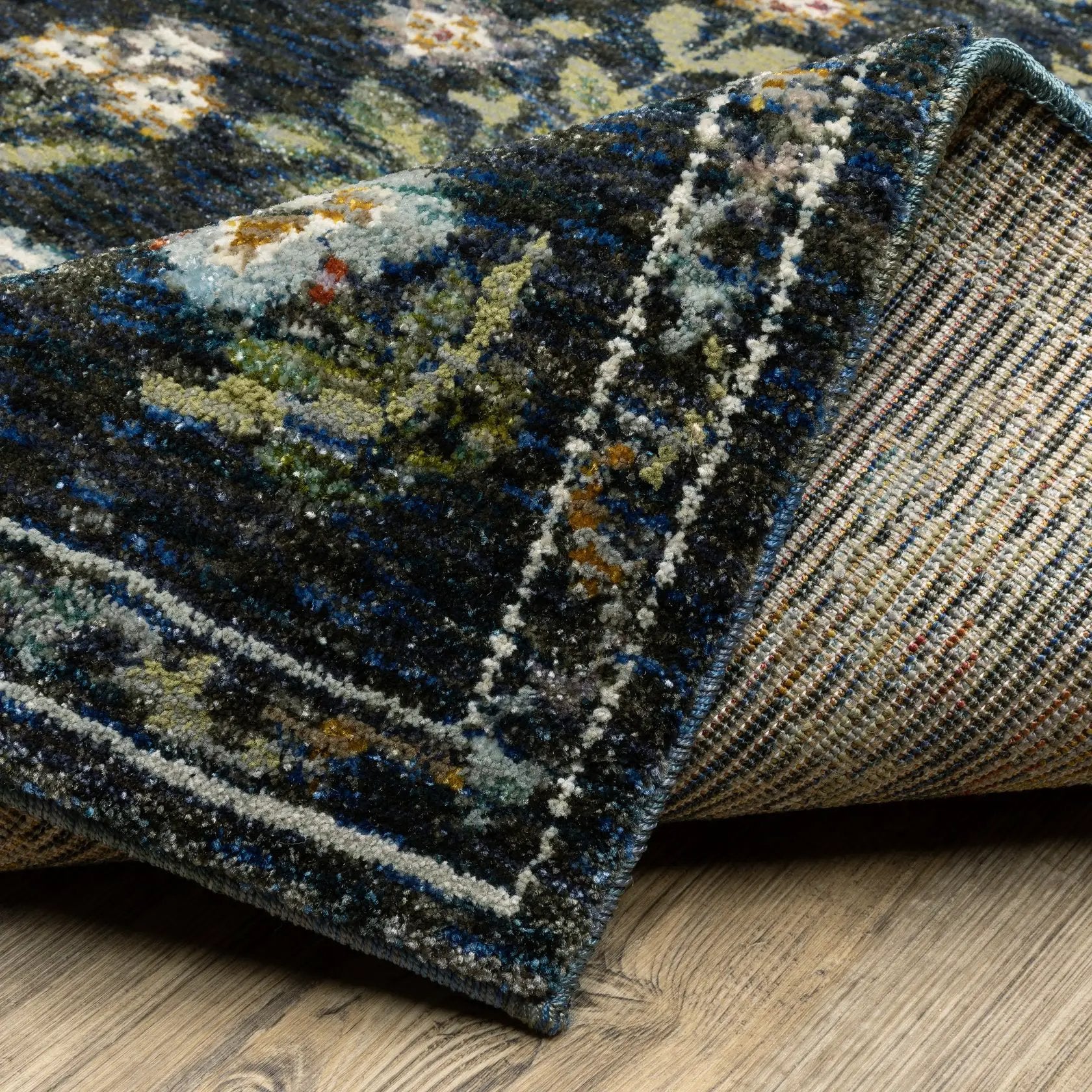 Andorra 3710A Blue/ Multi Area Rug by Oriental Weavers