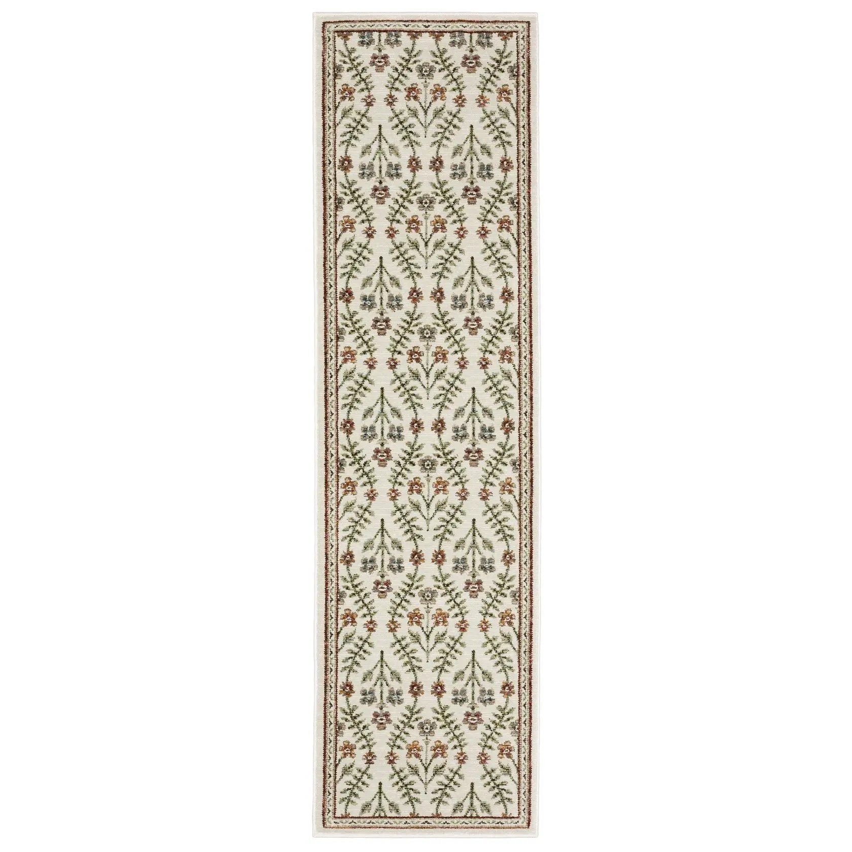 Andorra 3717A Ivory/ Red Area Rug by Oriental Weavers