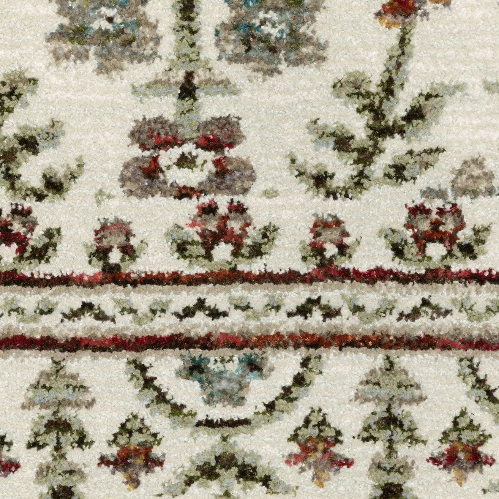 Andorra 3717A Ivory/ Red Area Rug by Oriental Weavers