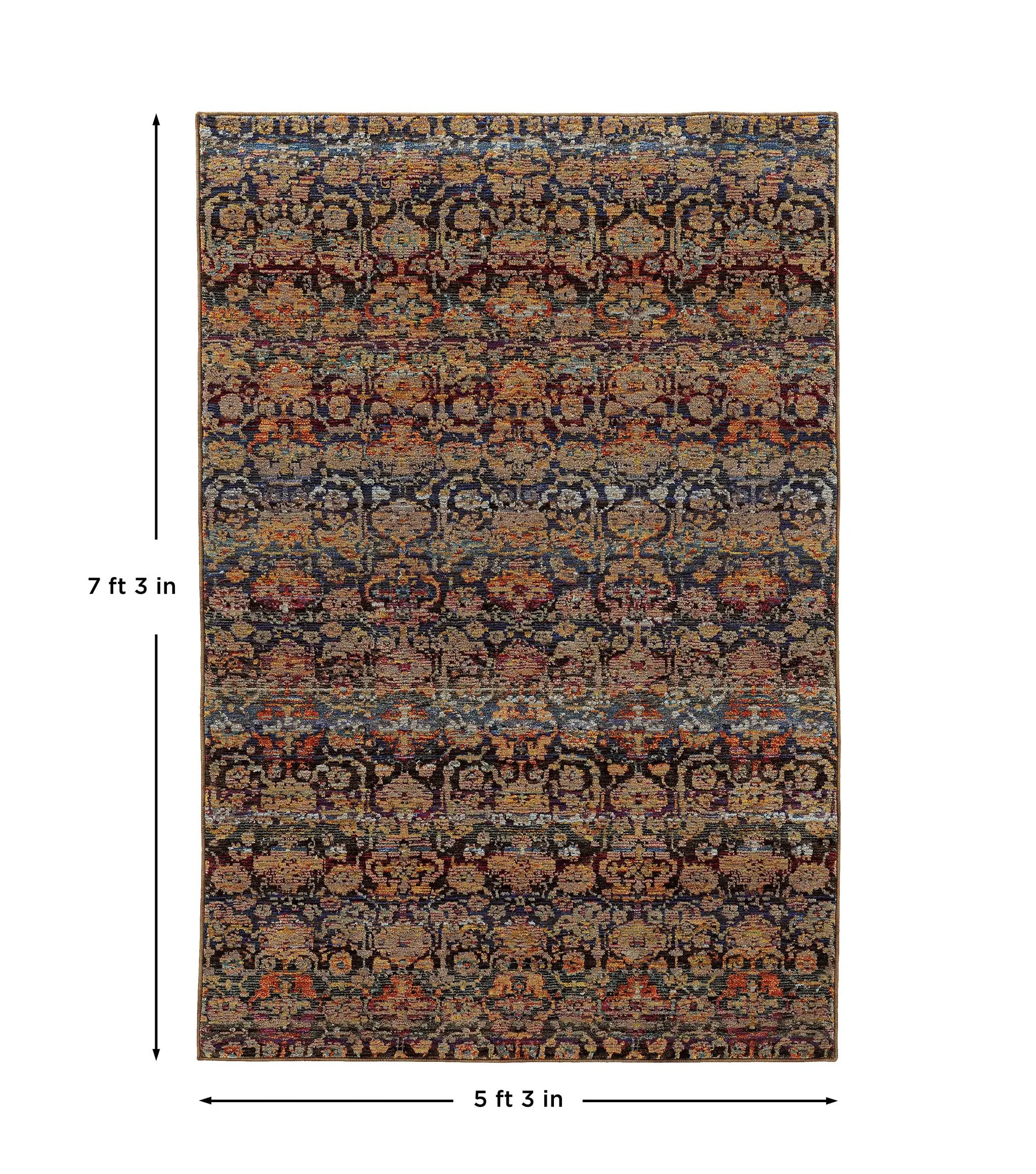 Andorra 6836C Multi/ Blue Area Rug by Oriental Weavers