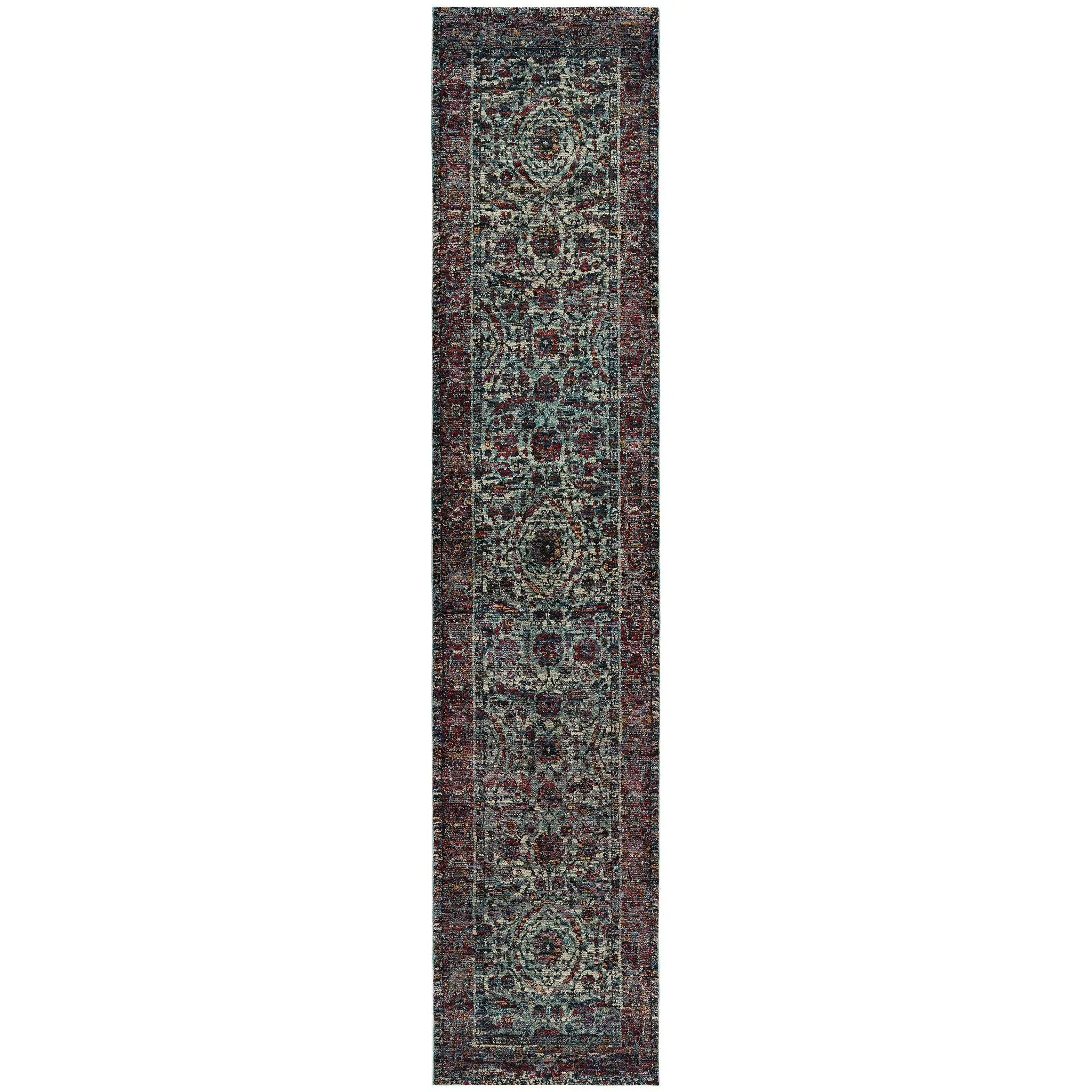 Andorra 6846B Blue/ Purple Area Rug by Oriental Weavers