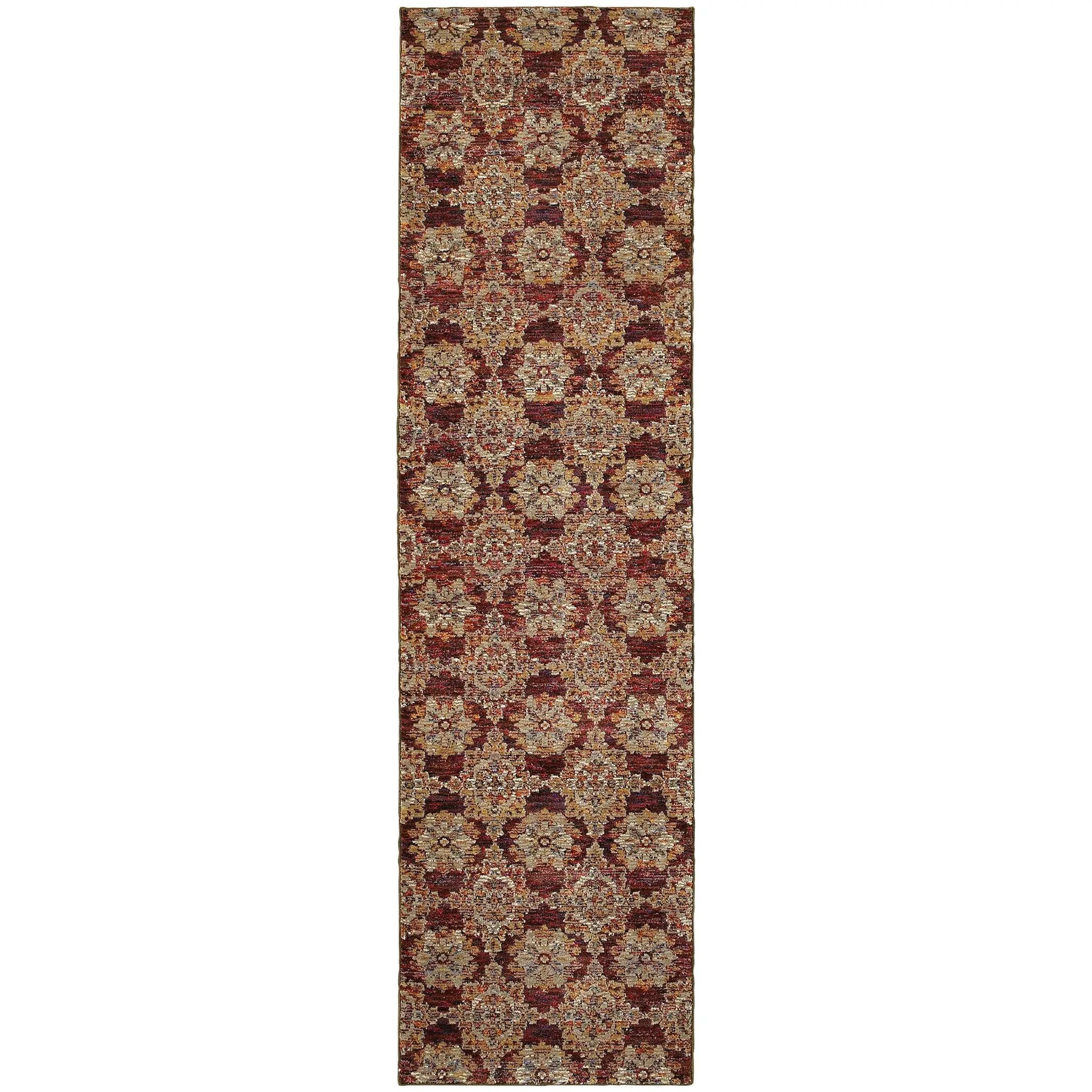 Andorra 6883A Red/ Gold Area Rug by Oriental Weavers