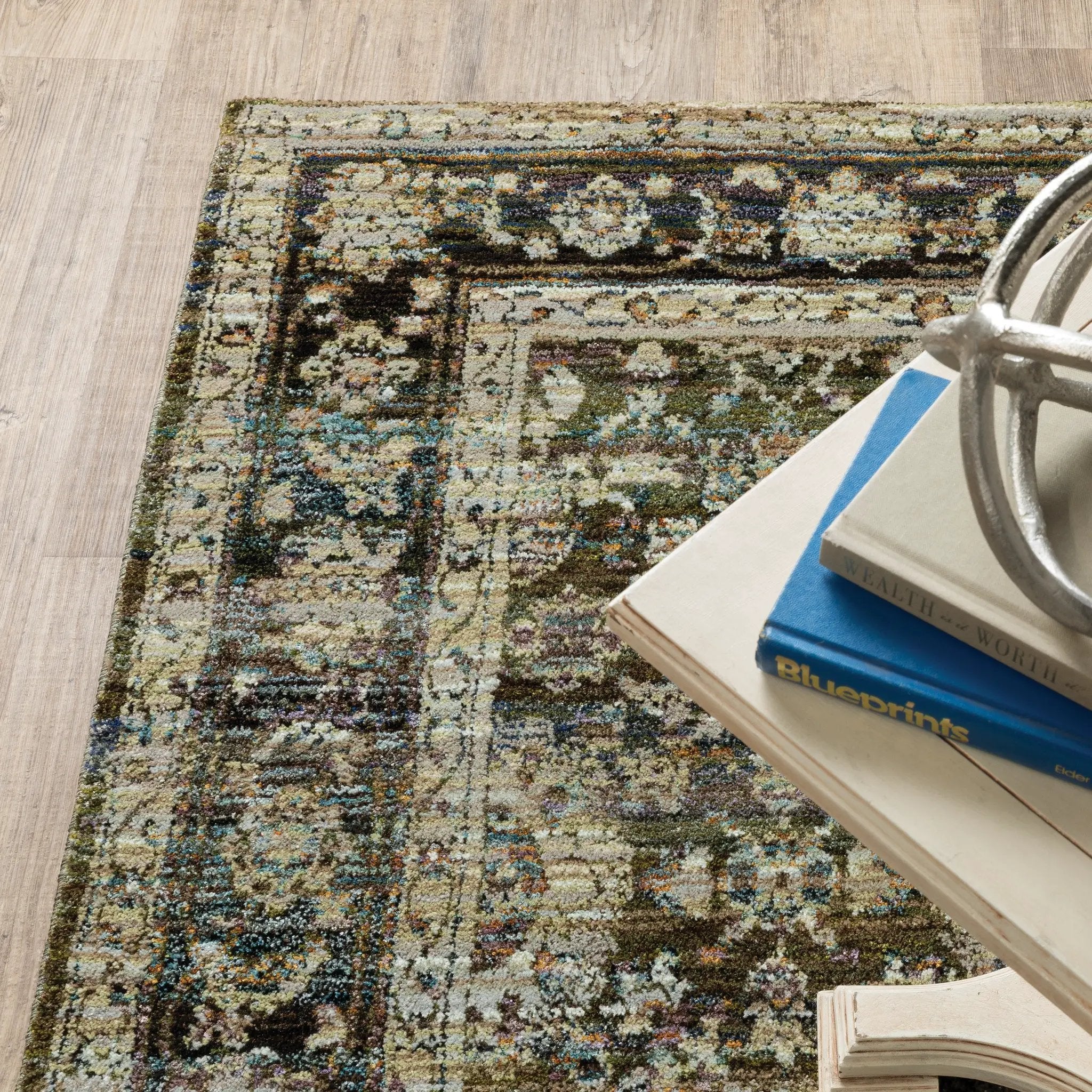 Andorra 7125C Green/ Brown Area Rug by Oriental Weavers