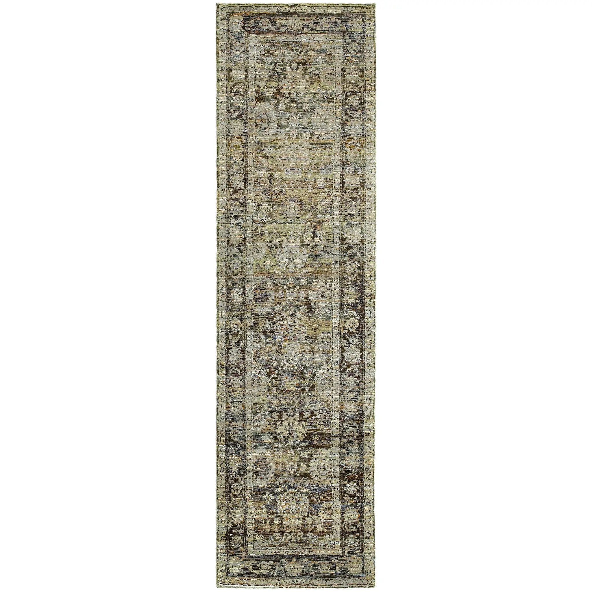 Andorra 7125C Green/ Brown Area Rug by Oriental Weavers