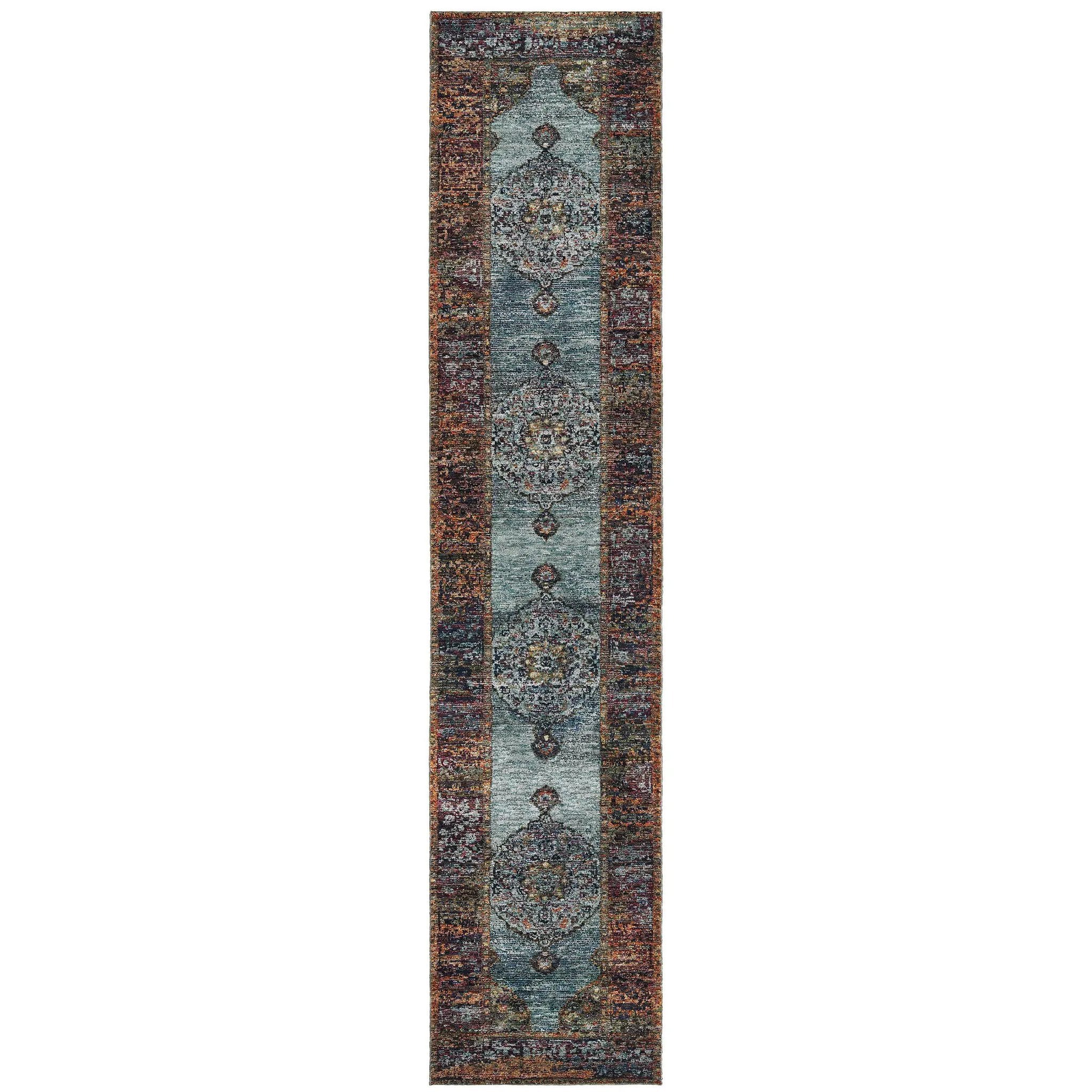 Andorra 7139A Blue/ Multi Area Rug by Oriental Weavers