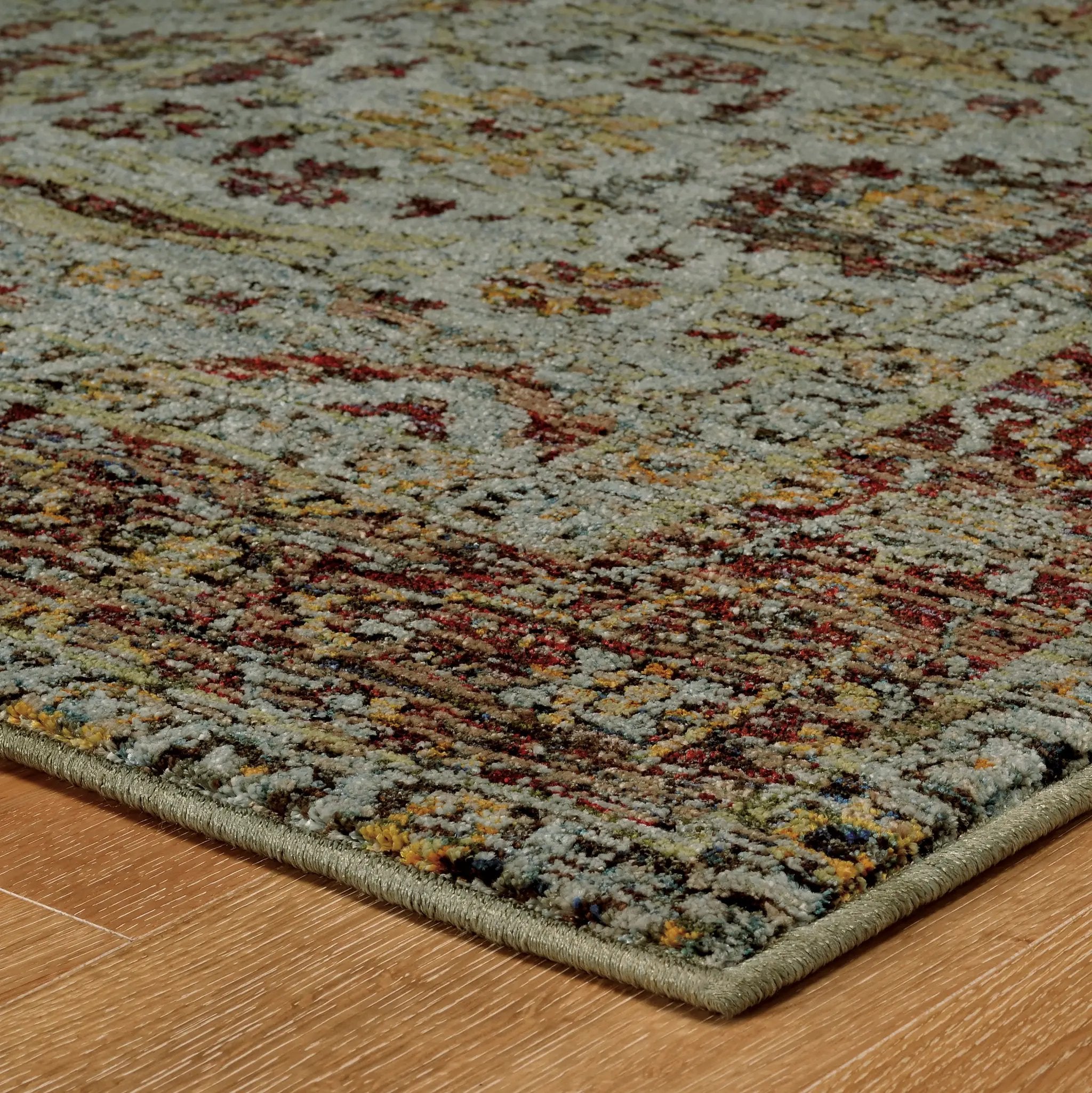 Andorra 7155A Blue/ Red Area Rug by Oriental Weavers