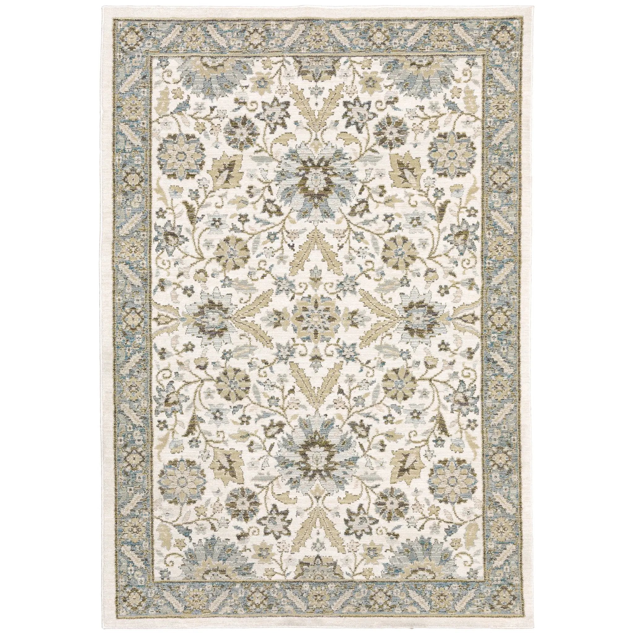 Andorra 8918I Stone/ Ivory Area Rug by Oriental Weavers