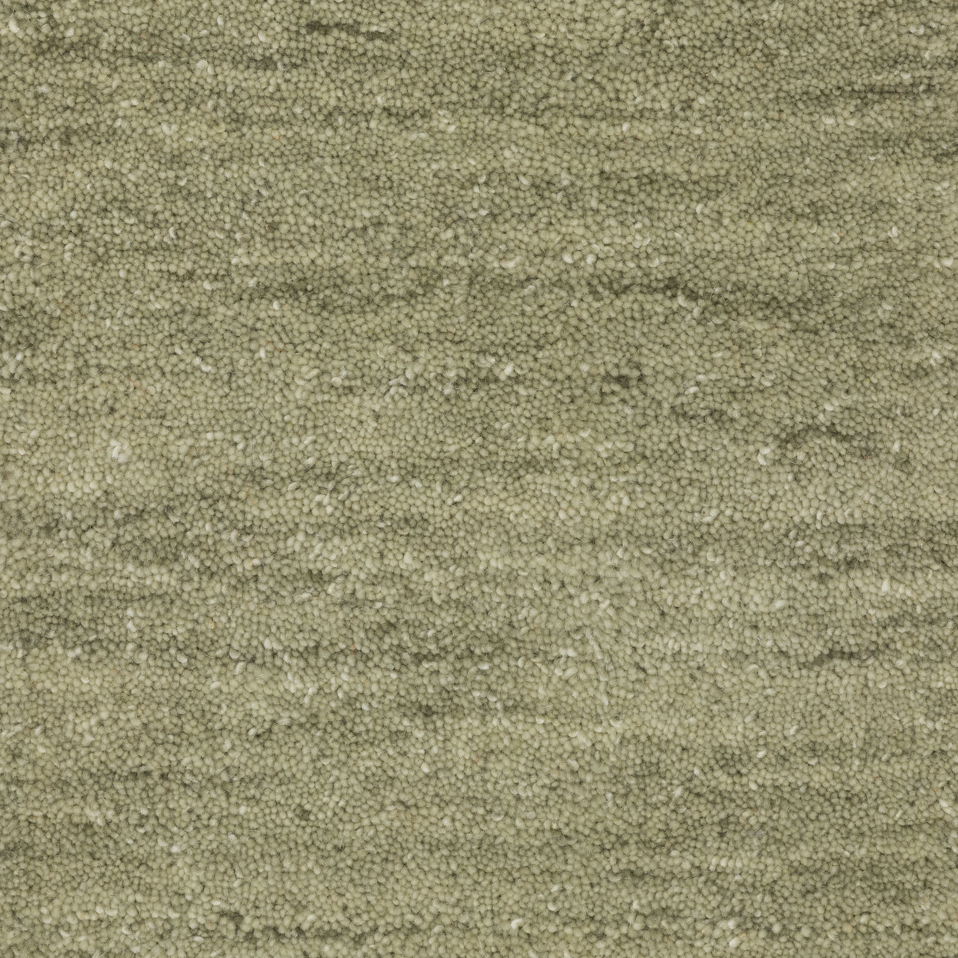 Aniston II 27120 Sage Green Area Rug, sage green solid wool area rug with heathered texture and plush hand-tufted surface.
