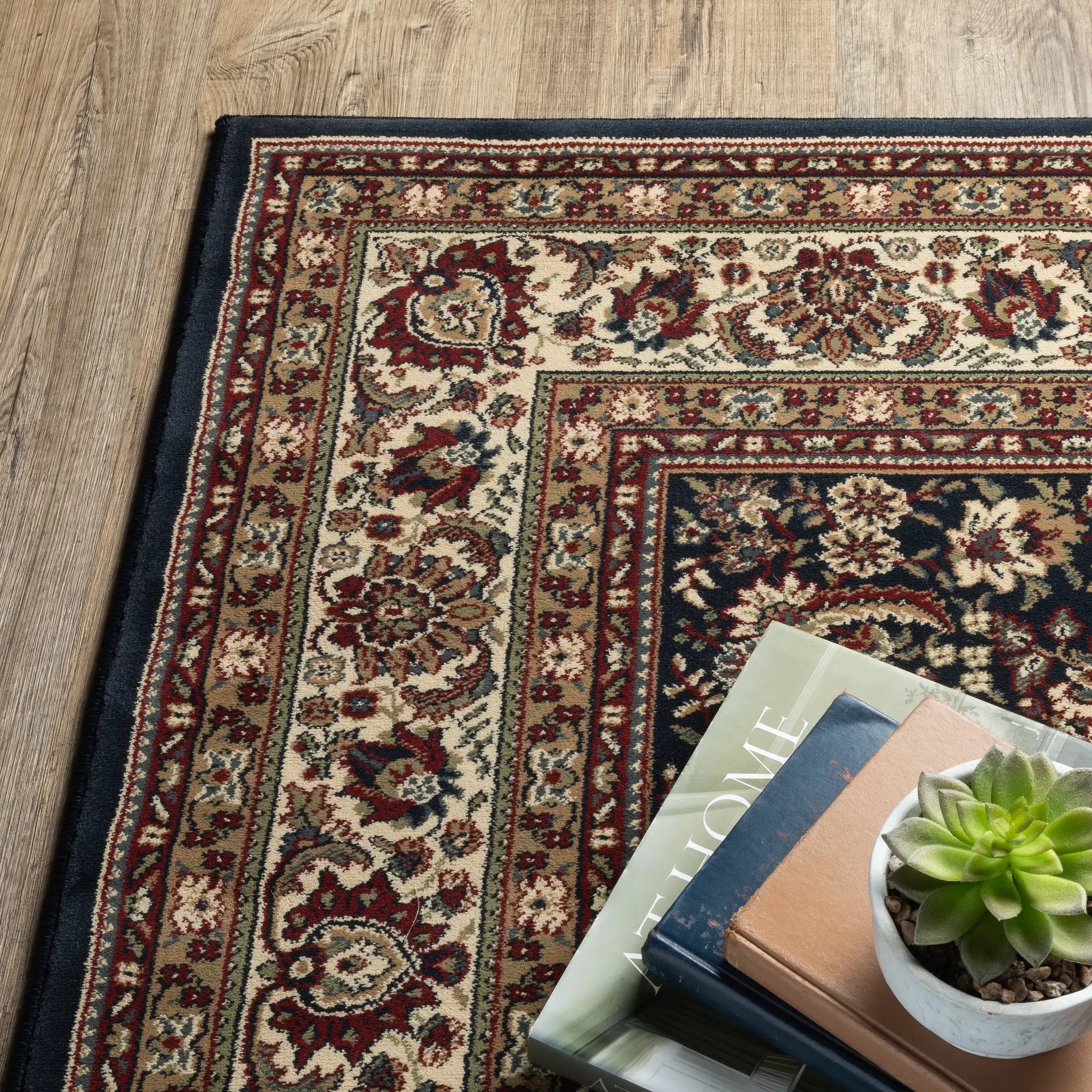 Ariana 113B2 Blue/ Red Area Rug by Oriental Weavers