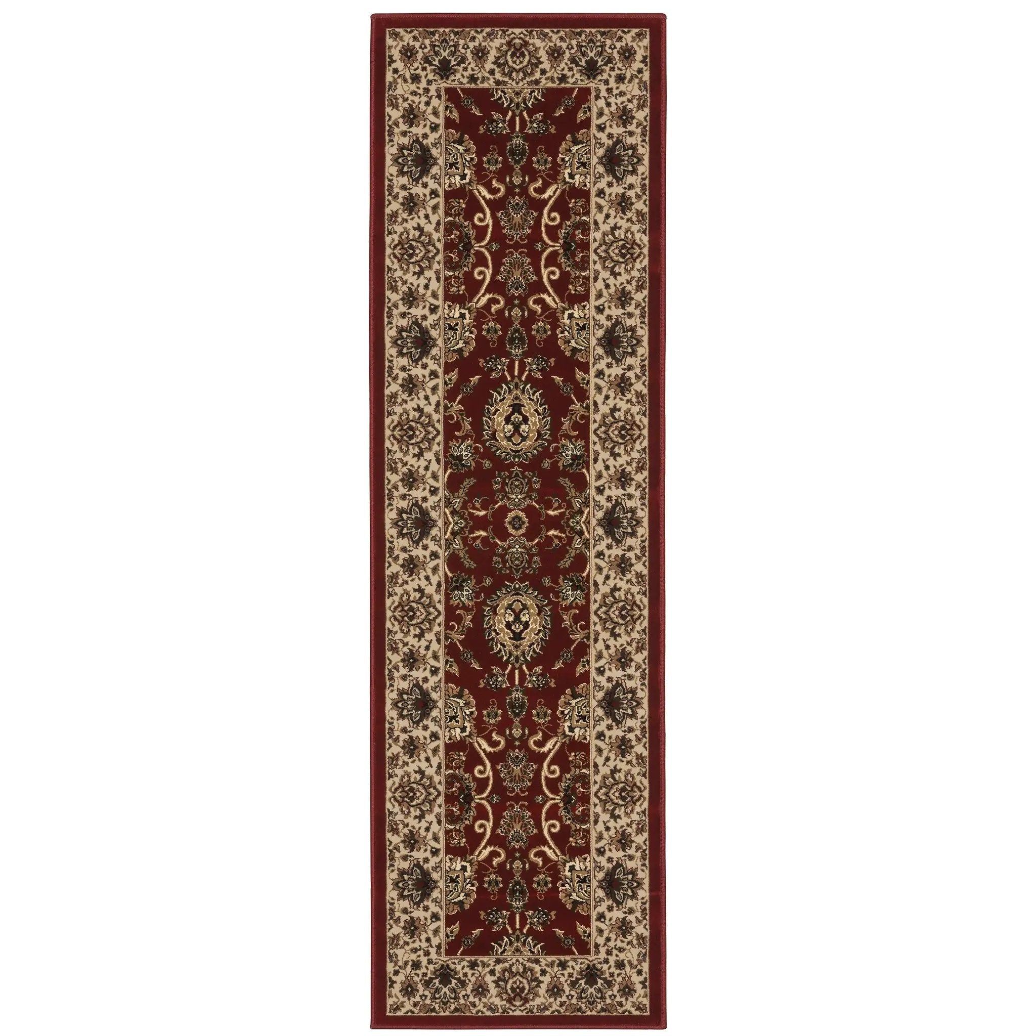 Ariana 130/8 Red/ Ivory Area Rug by Oriental Weavers
