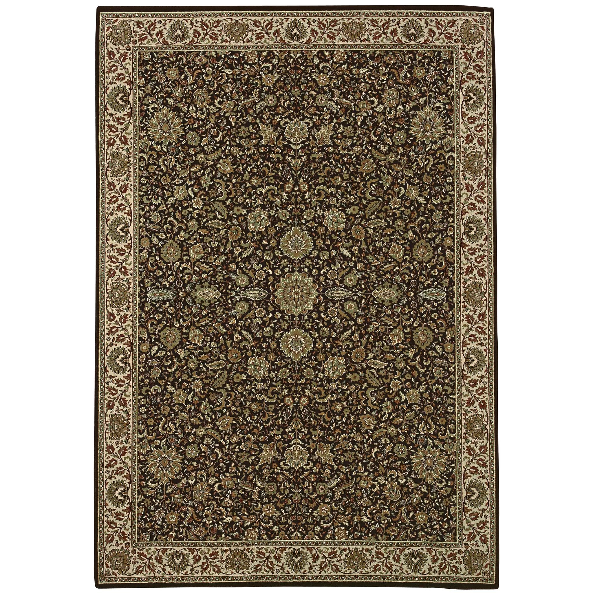 Ariana 172D2 Brown/ Ivory Area Rug by Oriental Weavers