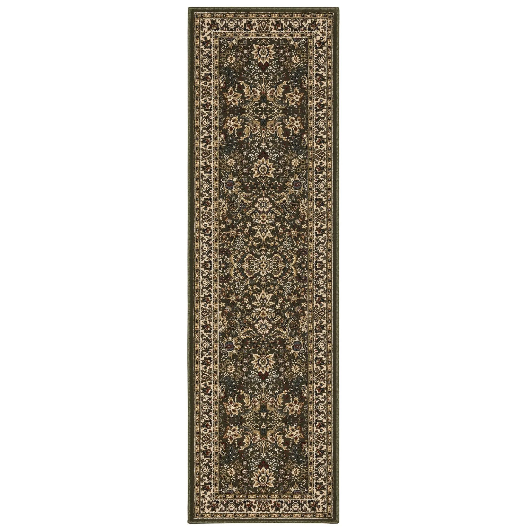 Ariana 213G8 Green/ Ivory Area Rug by Oriental Weavers