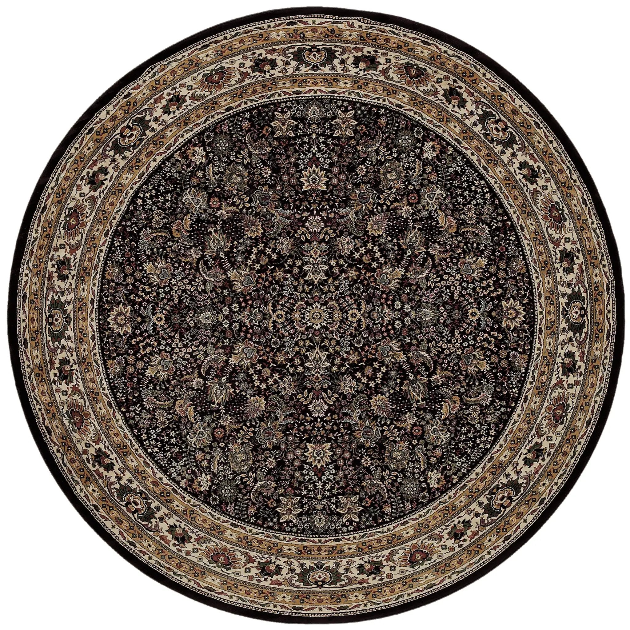 Ariana 213K8 Black/ Ivory Area Rug by Oriental Weavers