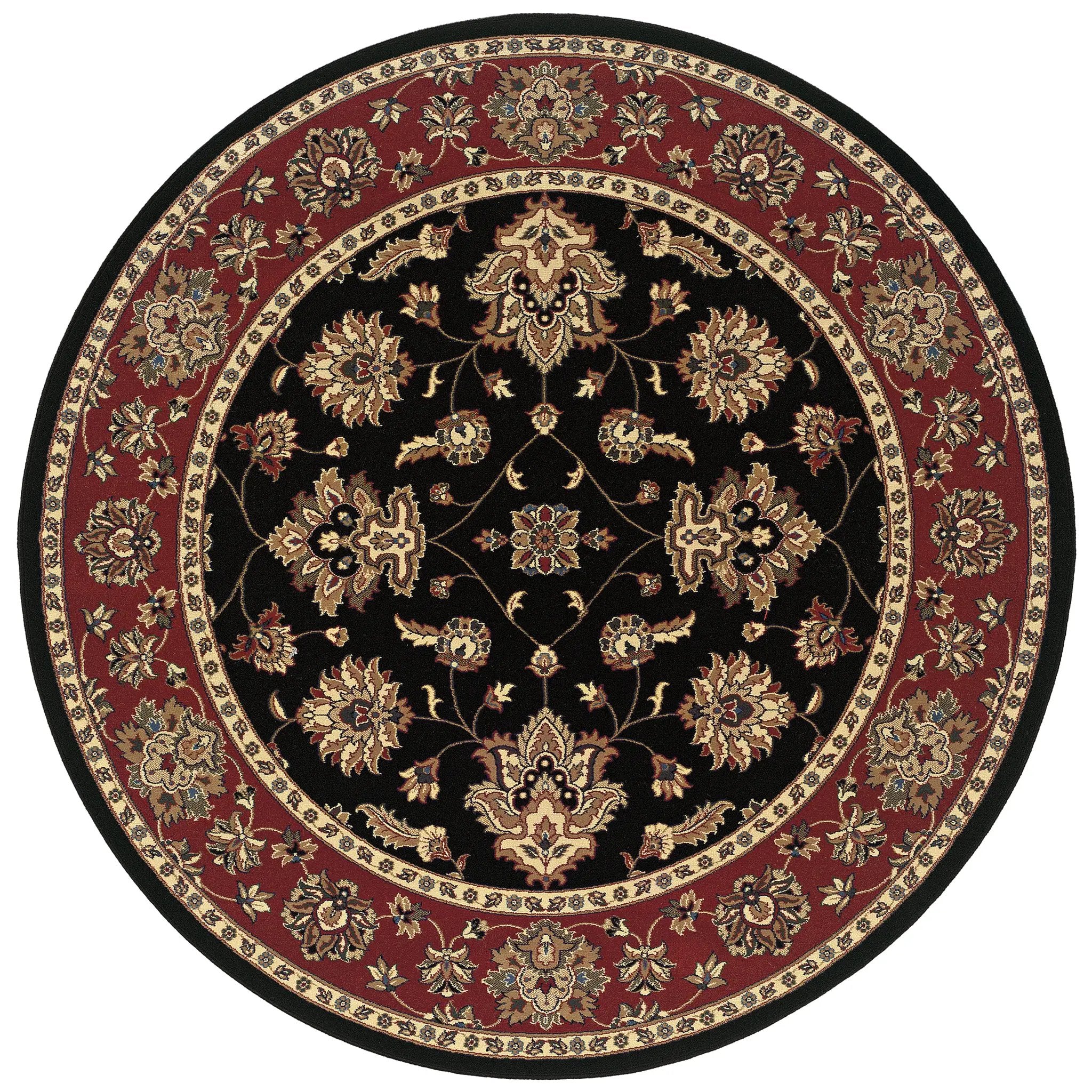 Ariana 623M3 Black/ Red Area Rug by Oriental Weavers