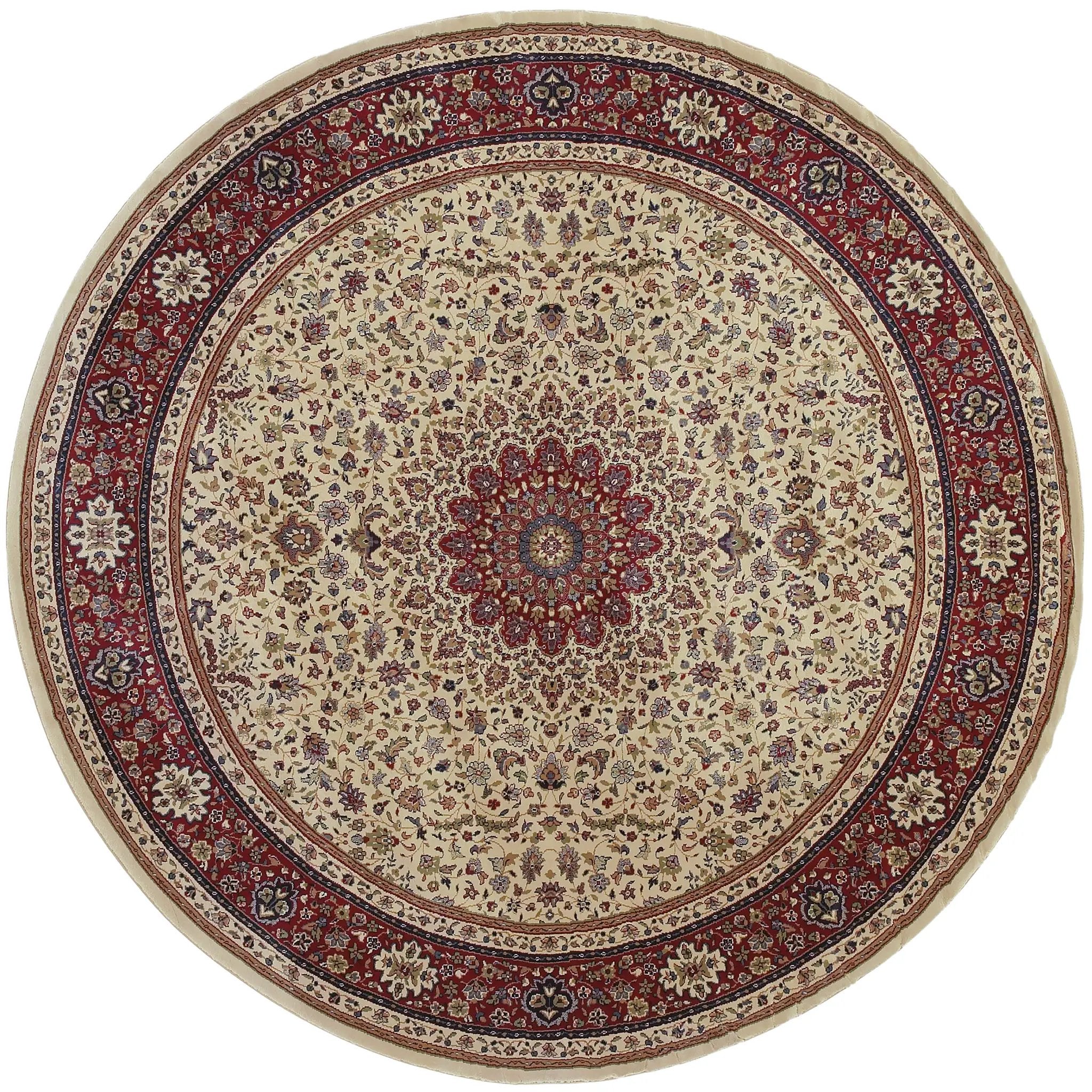Ariana 095J3 Ivory/ Red Area Rug by Oriental Weavers