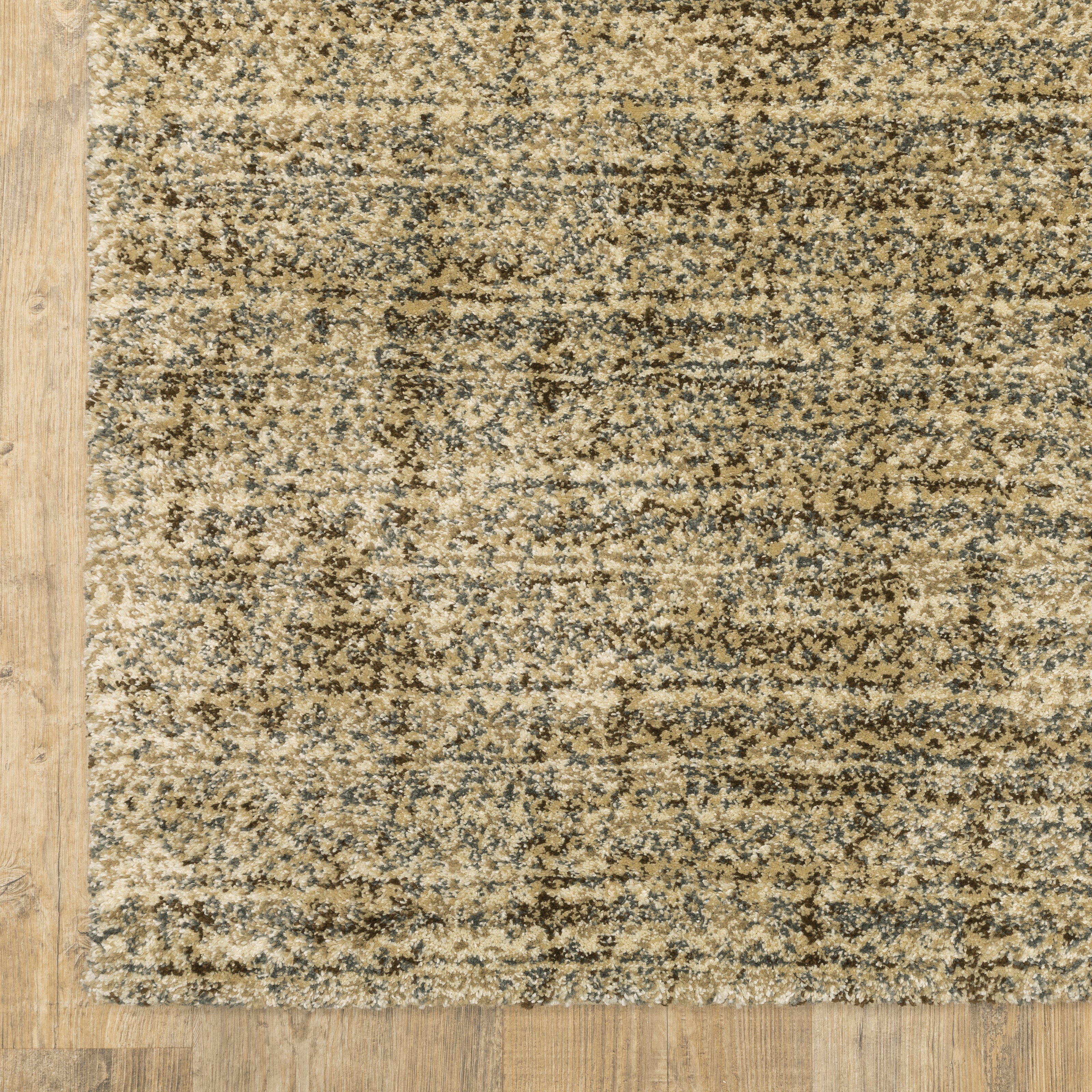 Oriental Weavers Astor 1449M plush modern rug featuring abstract pattern in beige/ brown tones