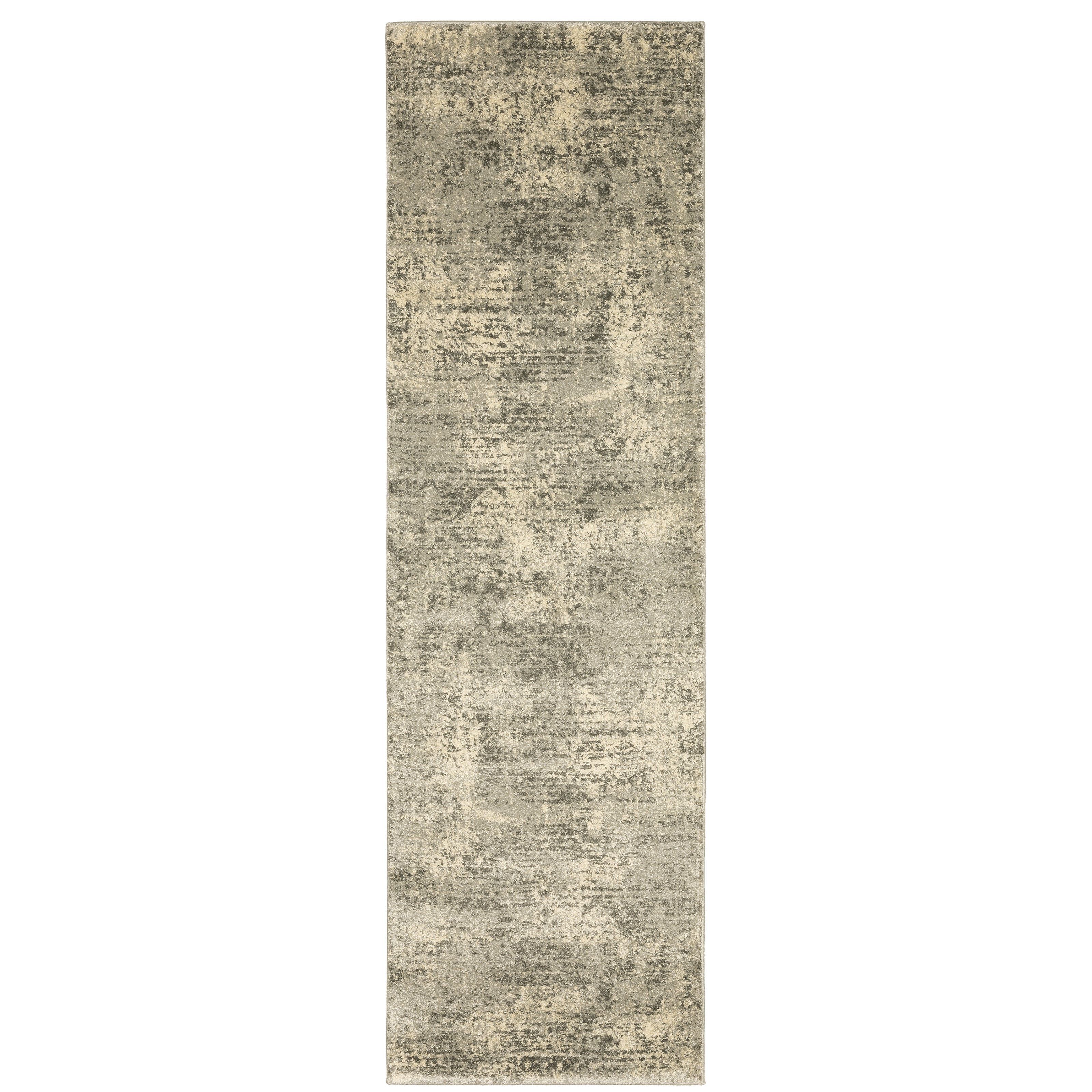 Oriental Weavers Astor 1806Q plush modern rug featuring abstract pattern in beige/ grey tones