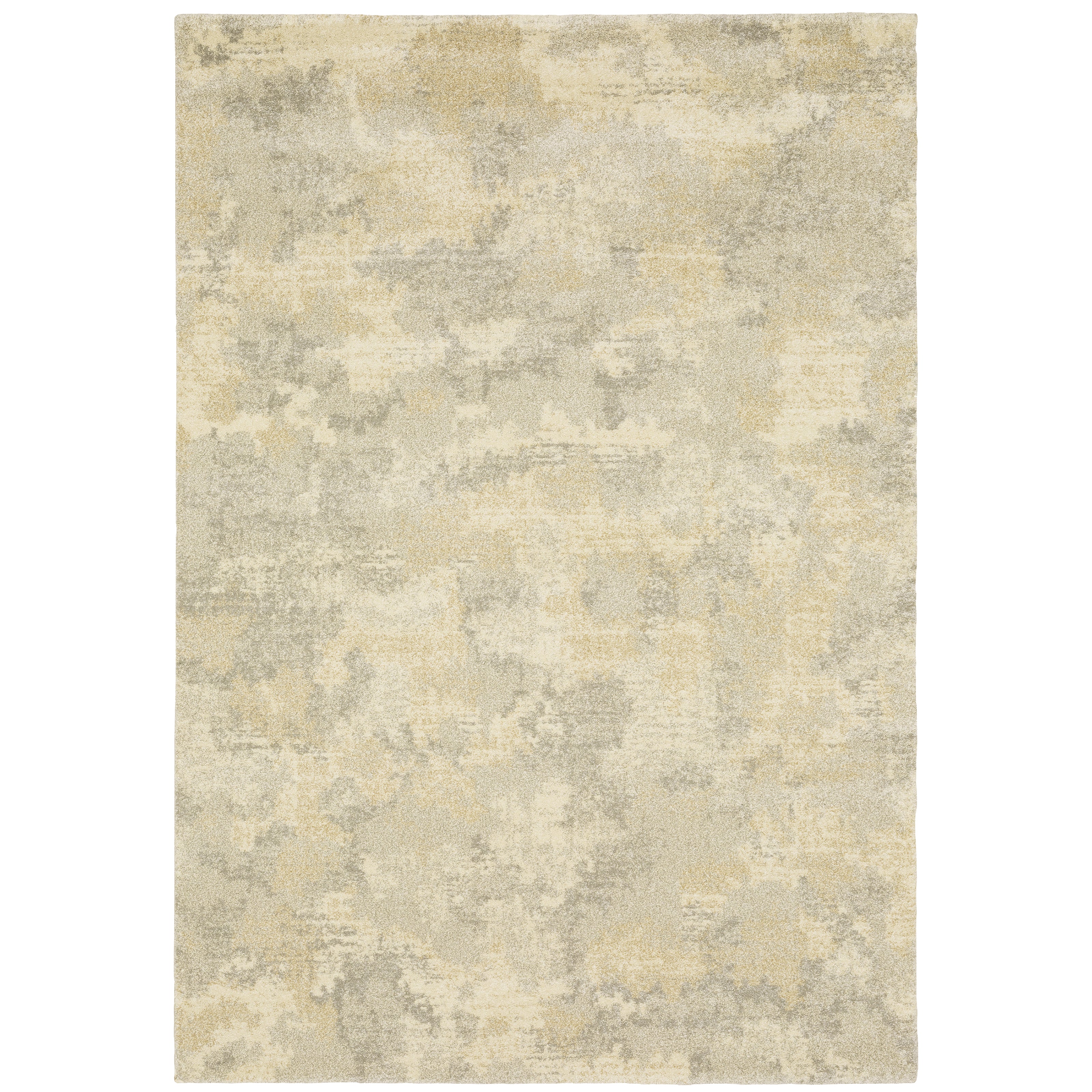 Oriental Weavers Astor 2268J plush modern rug featuring abstract pattern in beige/ grey tones