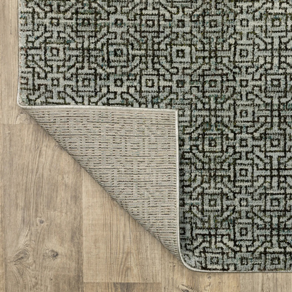 Atlas 3721J Blue/ Brown Area Rug by Oriental Weavers