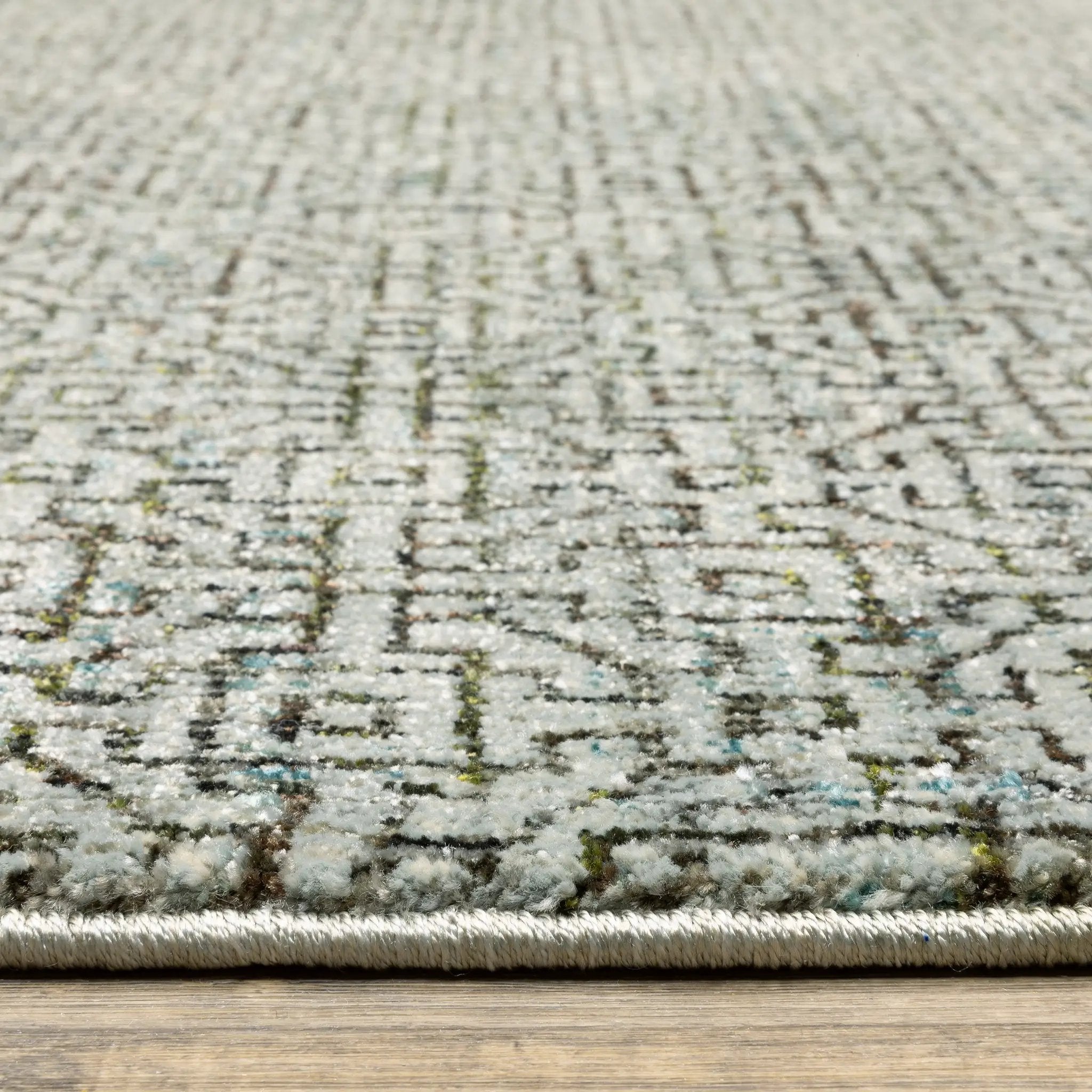 Atlas 3721J Blue/ Brown Area Rug by Oriental Weavers