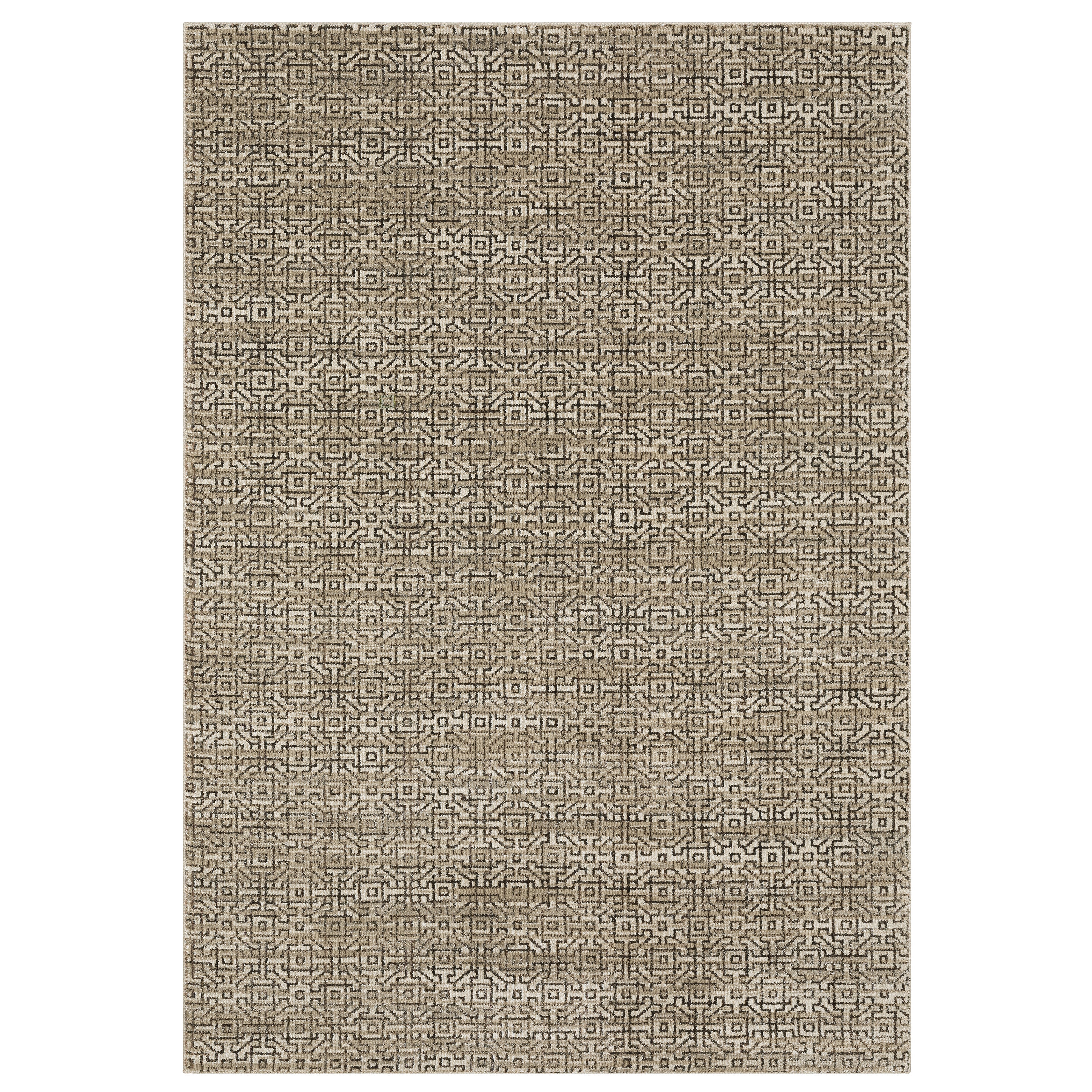 Oriental Weavers Atlas 3721S textured modern rug featuring textured design in brown/ tan tones