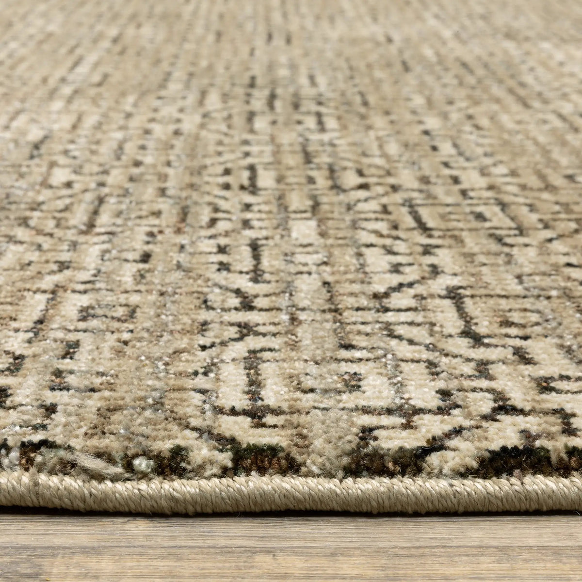 Atlas 3721S Brown/ Tan Area Rug by Oriental Weavers